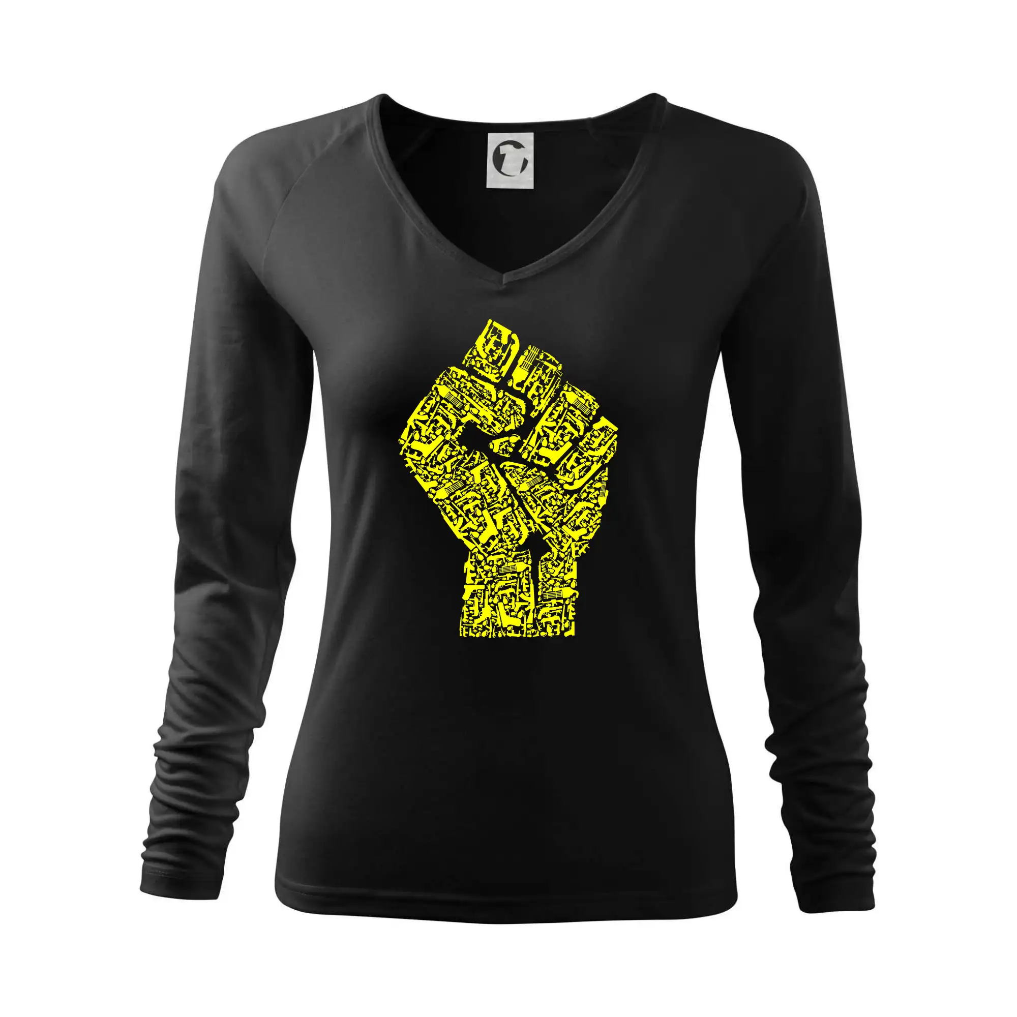 Vojenská tričká s potlačou - Hand Of Revolution - Tričko dámske Elegance