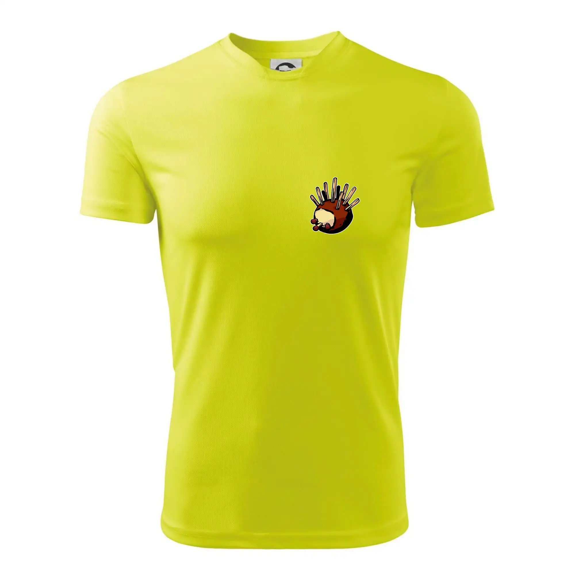 Tričká na chalupu - Gaštanový ježko - prsník - Detské tričko športové