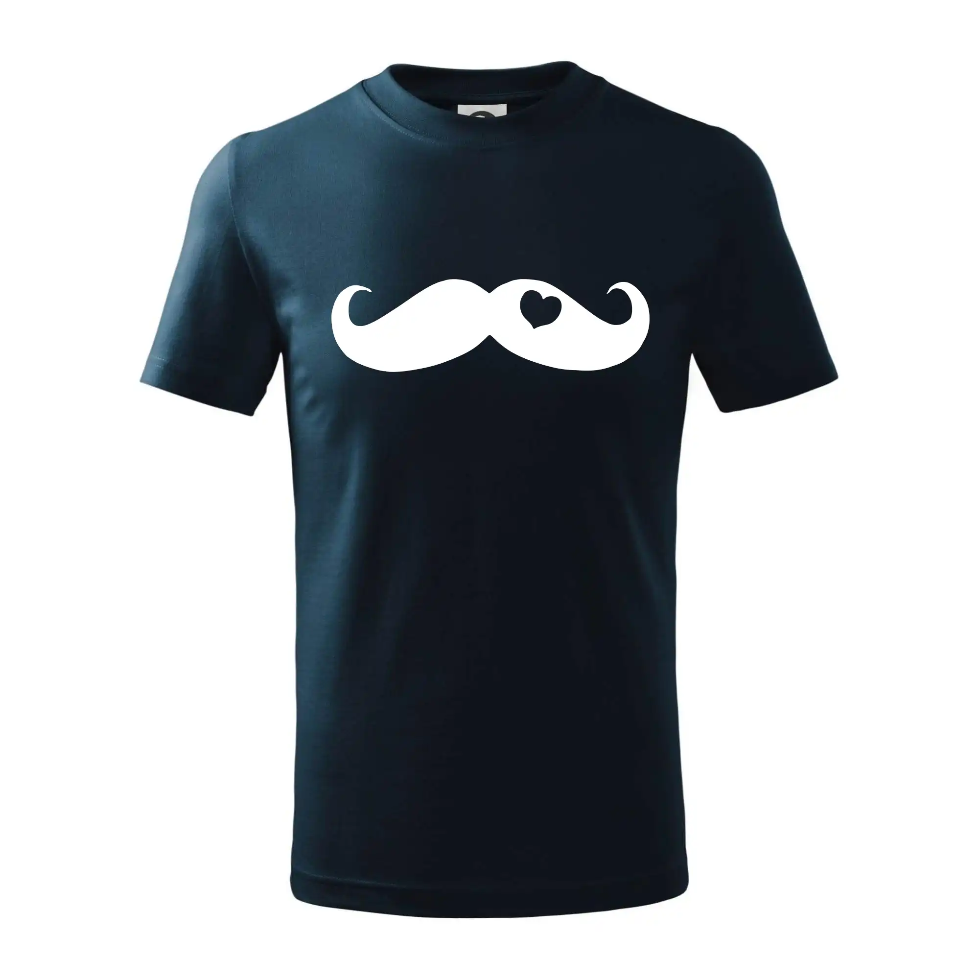 Tričká s fúzikmi - Mustache love - Tričko detské bavlnené