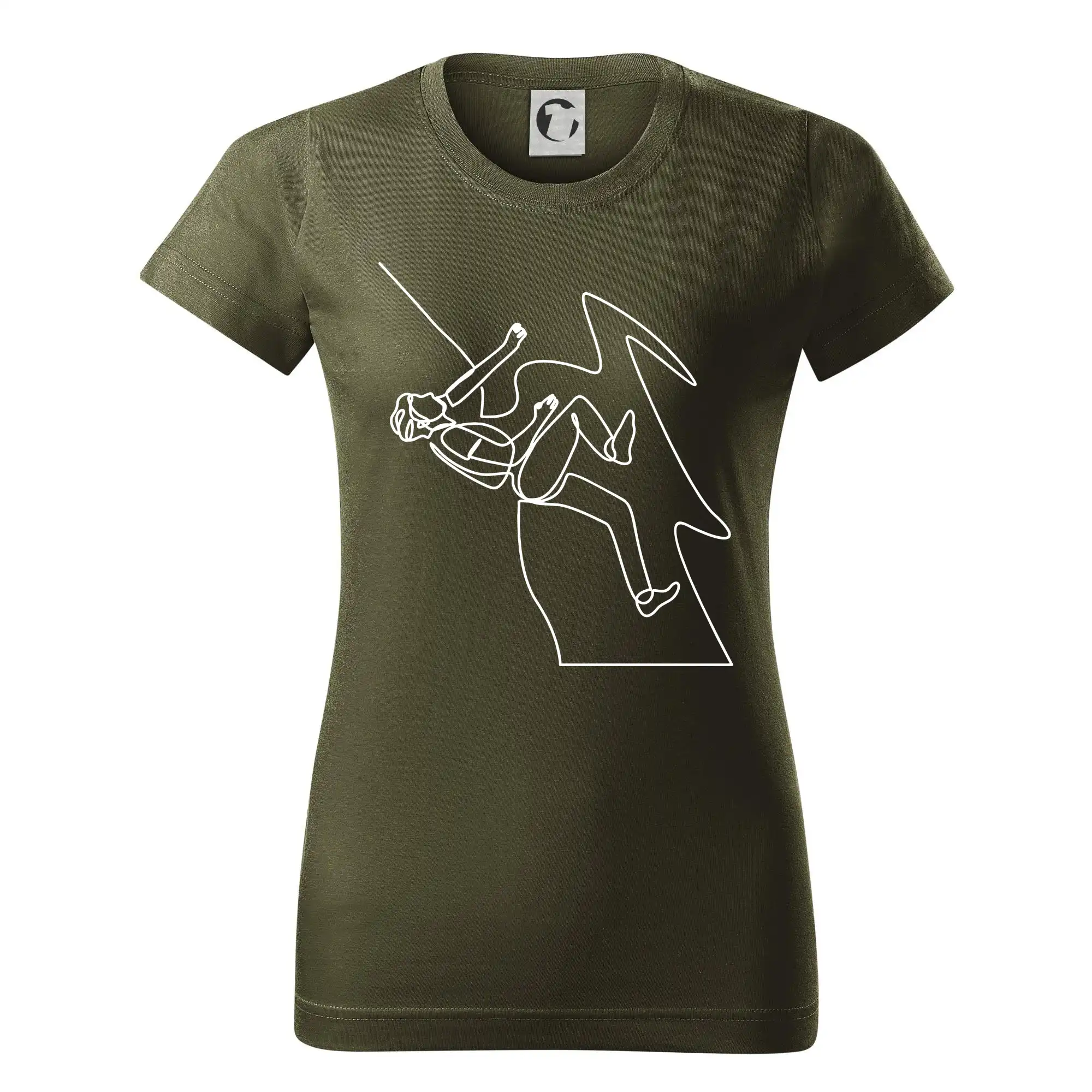 Lezec na skále jedním tahem