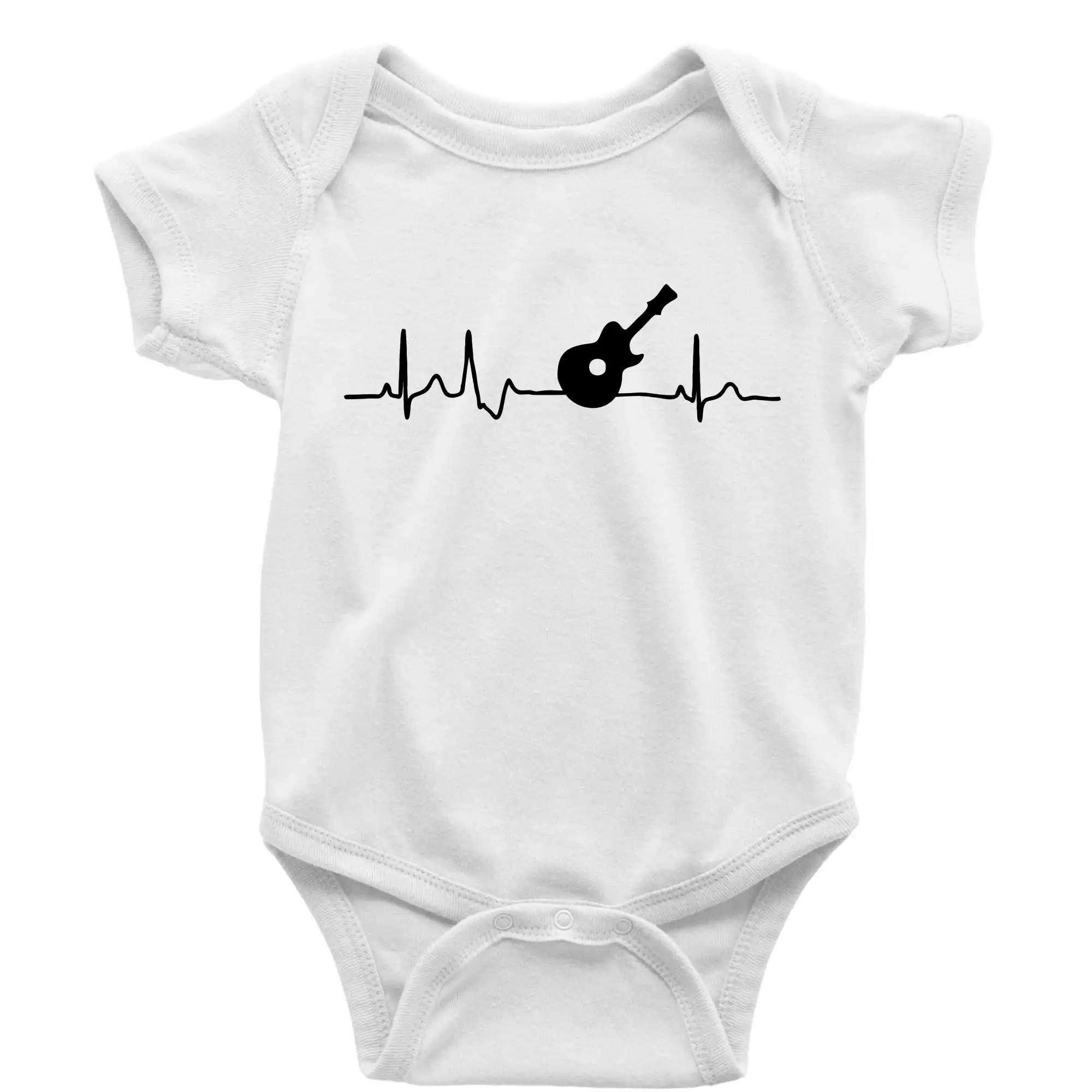 EKG akustická gitara - Body dojčenské s krátkym rukávom