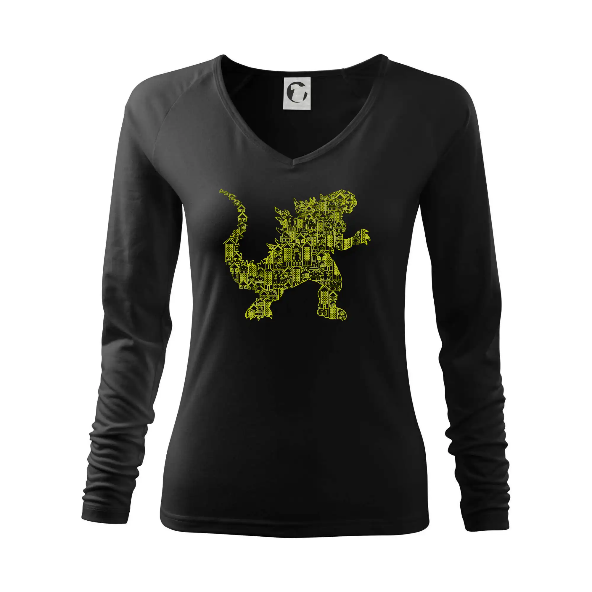 Filmové tričká - Kaiju godzilla město - Tričko dámske Elegance