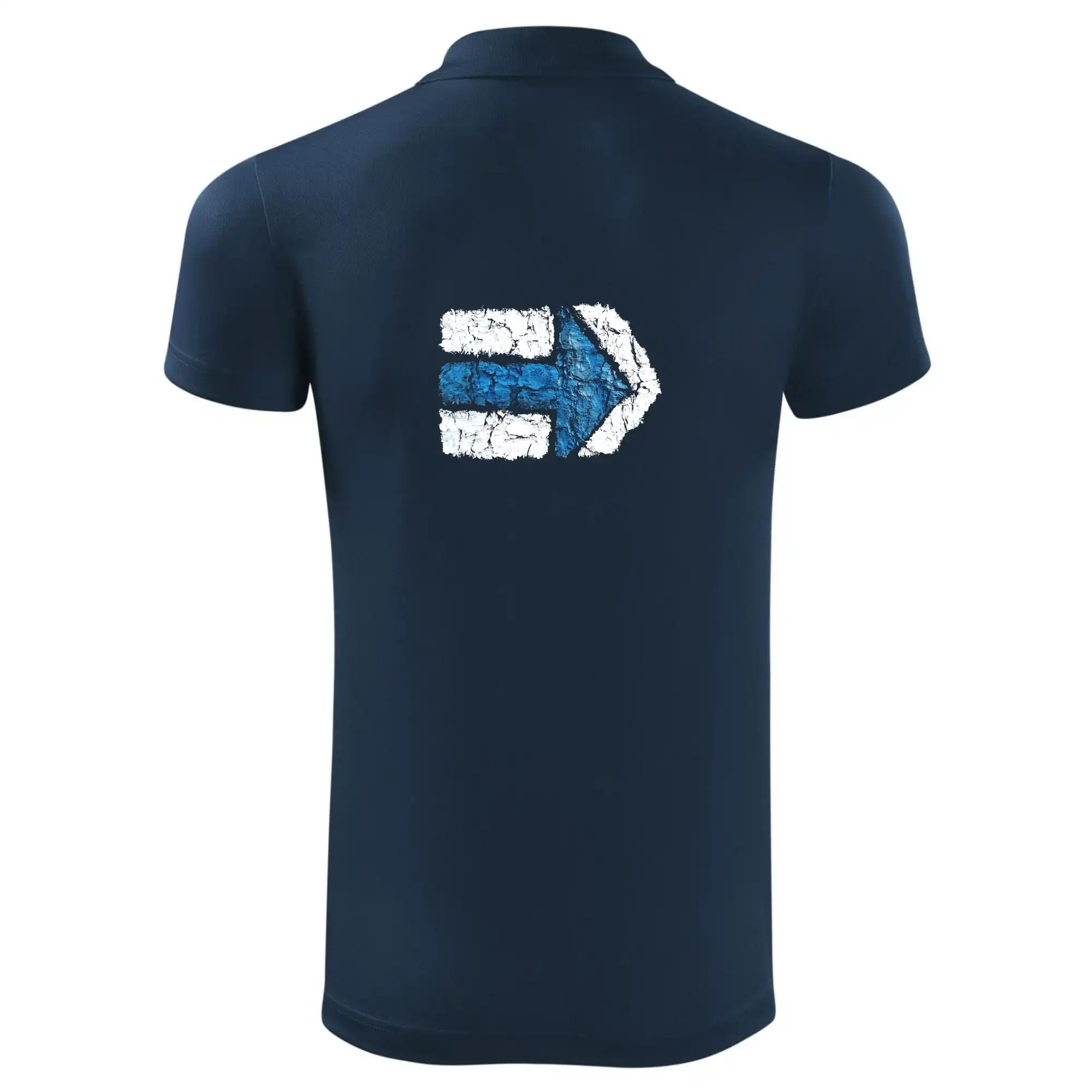 Trička na kempovanie - Párová turistická značka modrá - Polokošeľa Victory (športové)