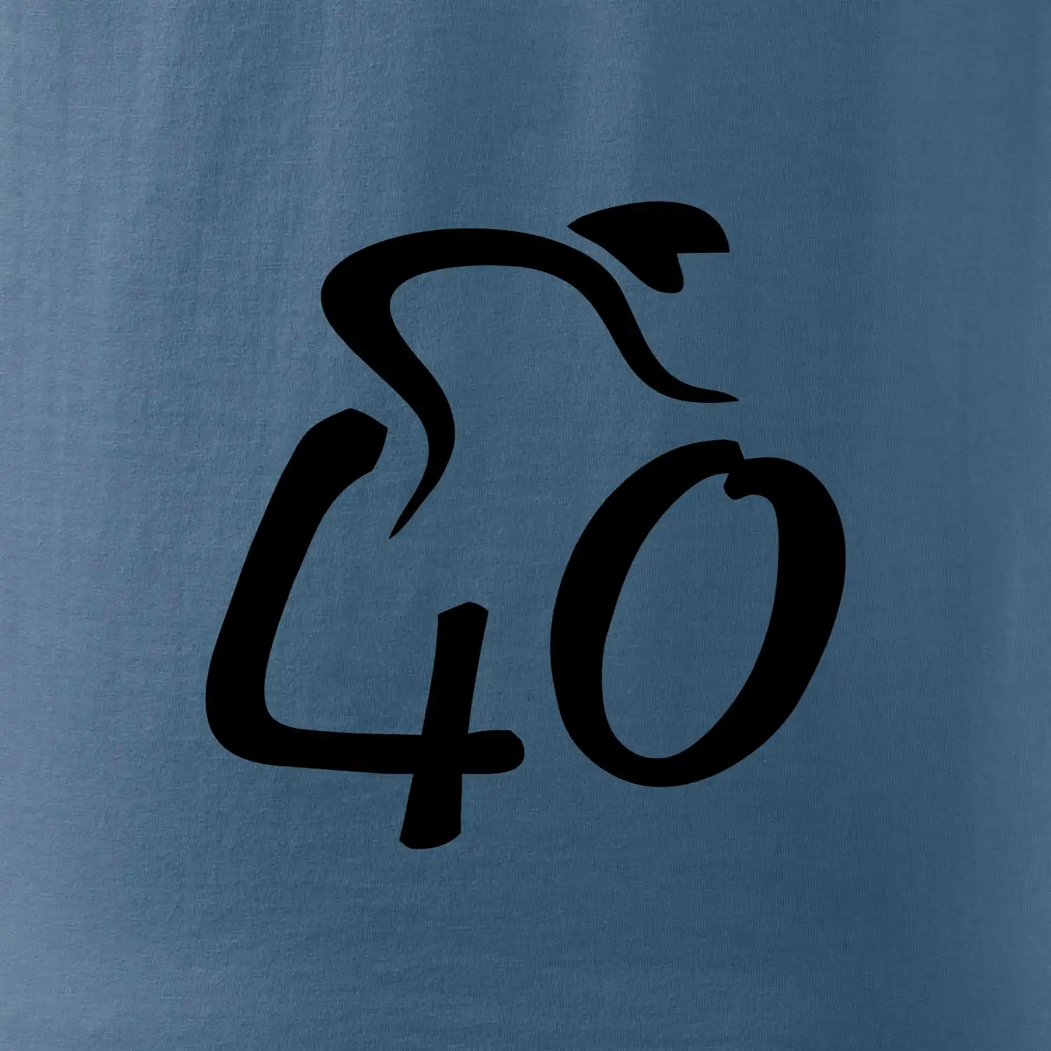 Cyklista slaví čtyřicítku (40)