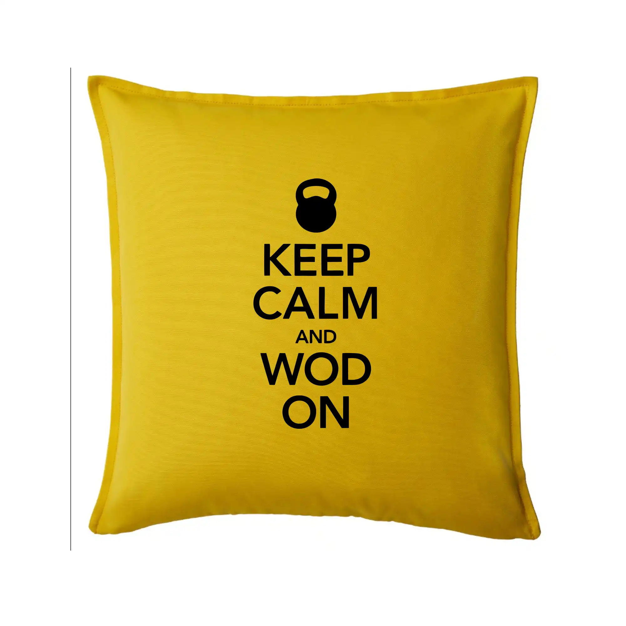 Posilňovani - Keep calm and wod on - Vankúš 50x50