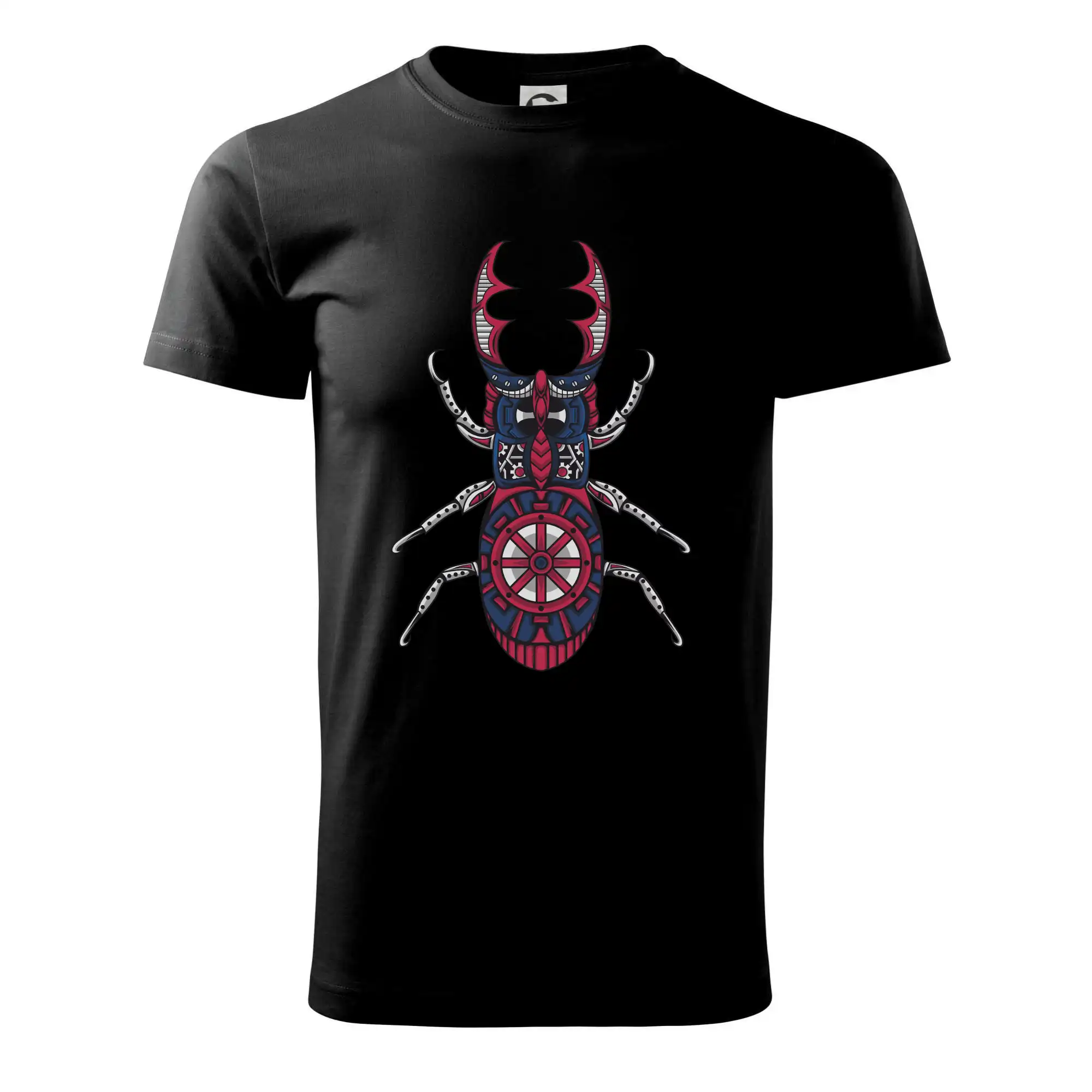 Tričká s potlačou steampunk - Steampunk roháč farebný - Tričko extra veľké  (5-8XL)