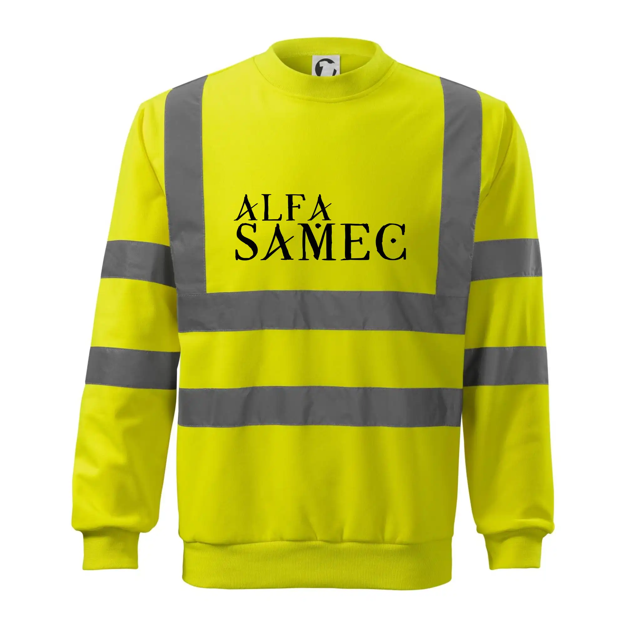 Tričká pre zamilovaných - Alfa Samec - Reflexná mikina