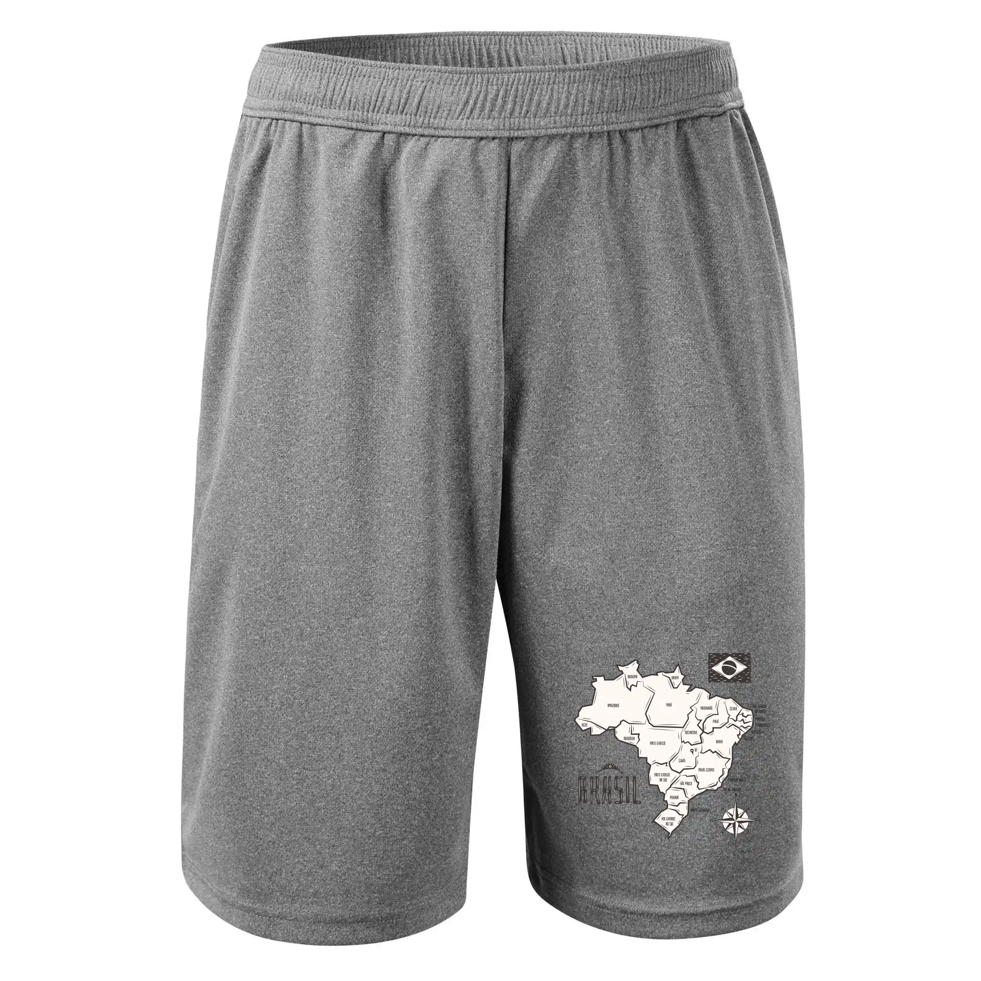 Brazílie mapa s názvy regionů