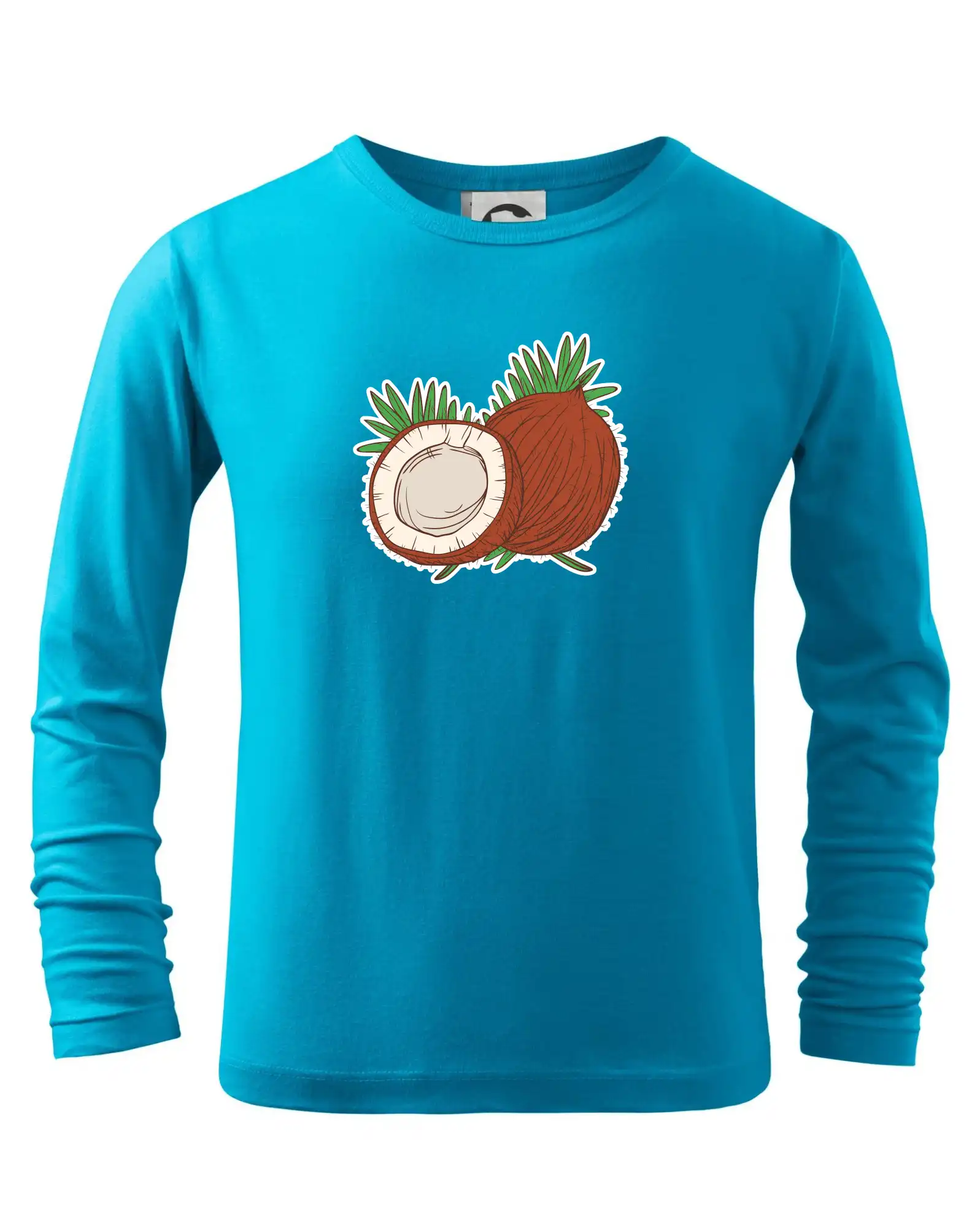 Vtipná tričká s motívmi pitie - ostatné - Kokos - Tričko detské Long Sleeve