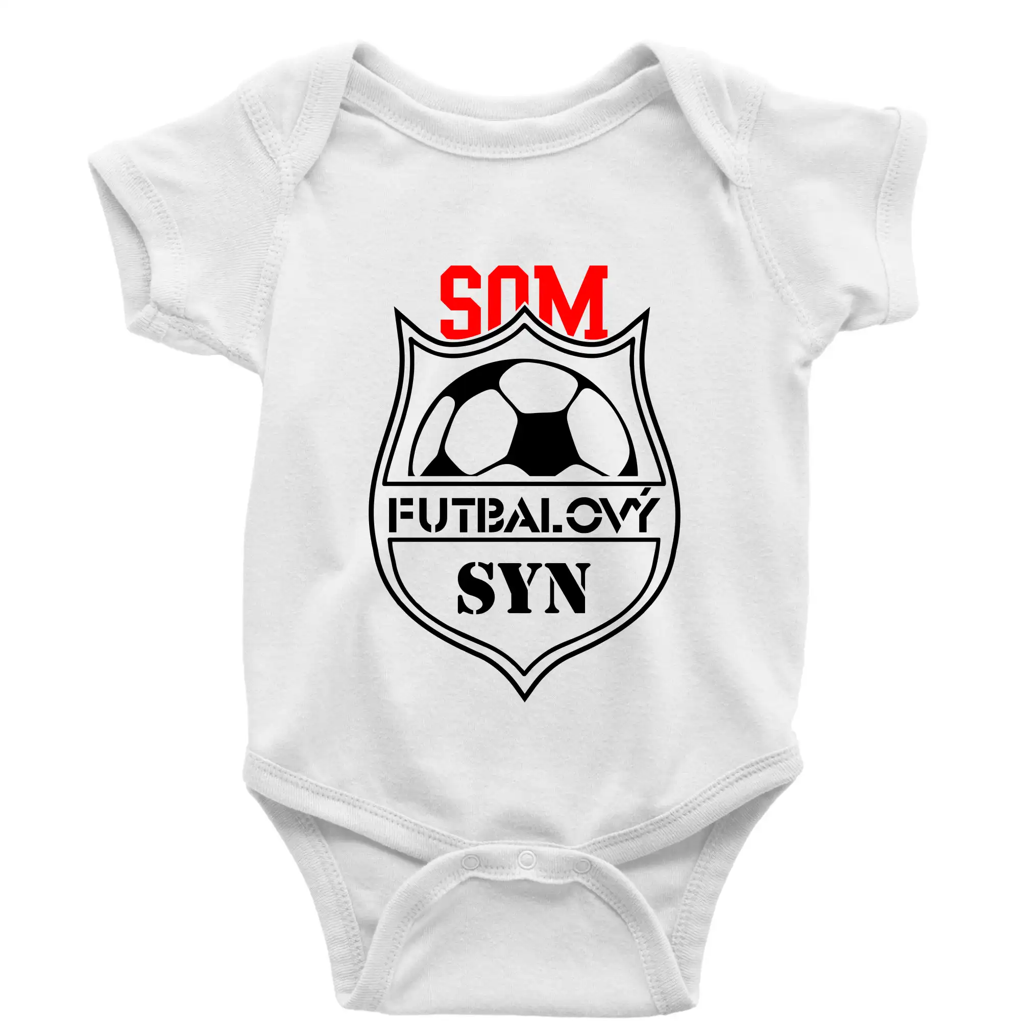 Tričká a mikiny pre syna - Som futbalový syn / dcéra - Body dojčenské s krátkym rukávom