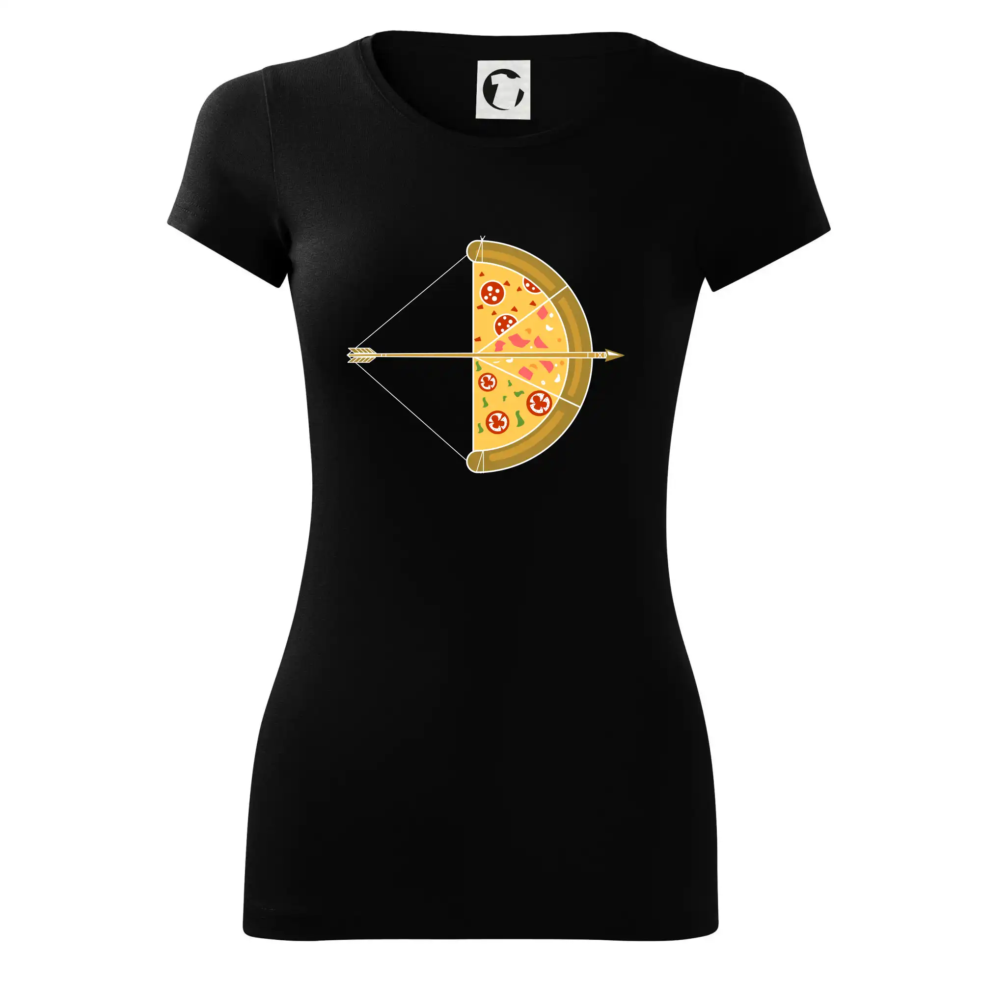 Šíp a pizza - Dámske tričko Glance - Priliehavejší strih