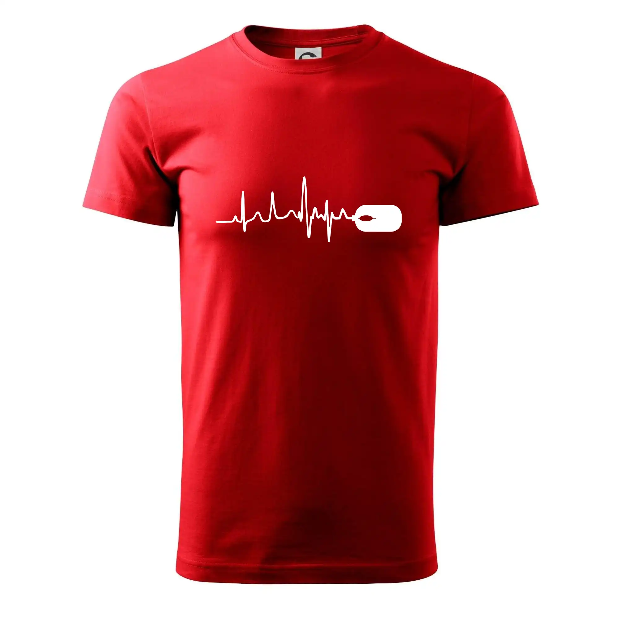 Tričká pre ajťákov - EKG myš - Klasické pánske tričko vyššej gramáže