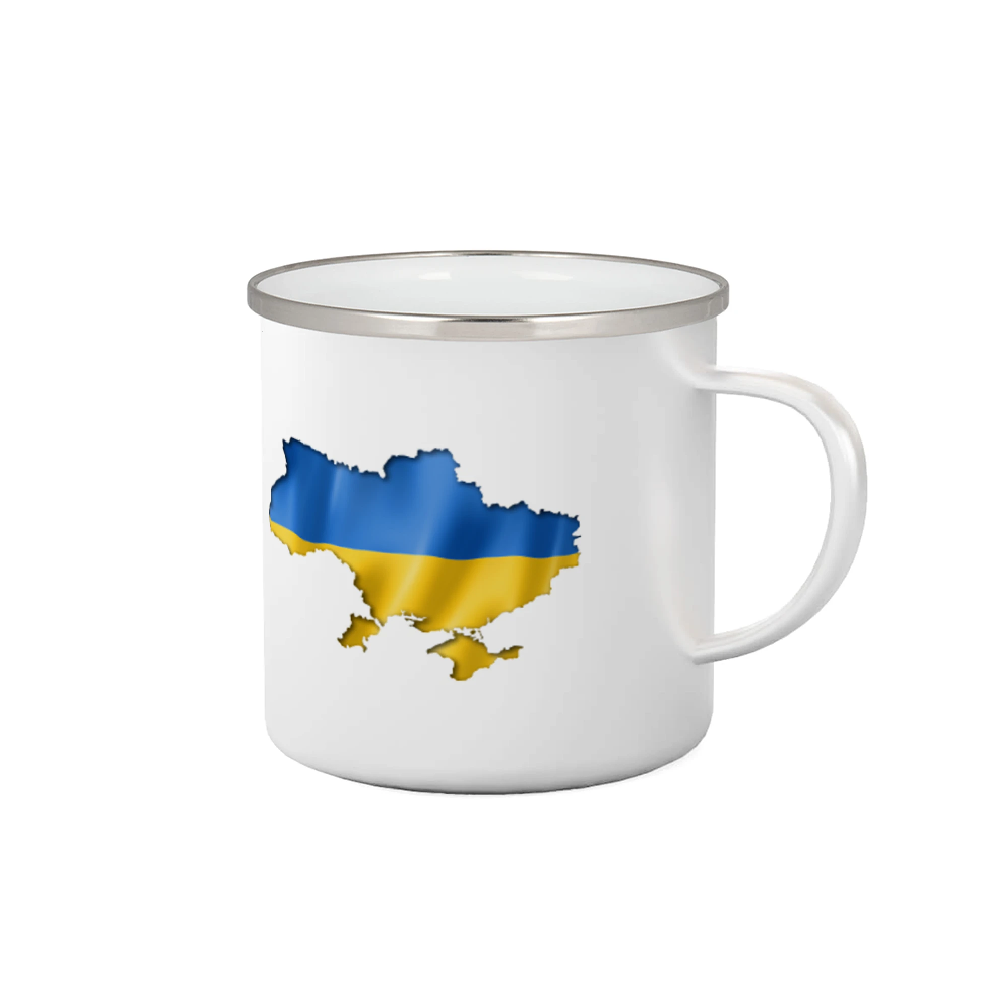 Tričká s vlajkou ukrajiny - Ukrajina vlajka mapa - Plecháčik