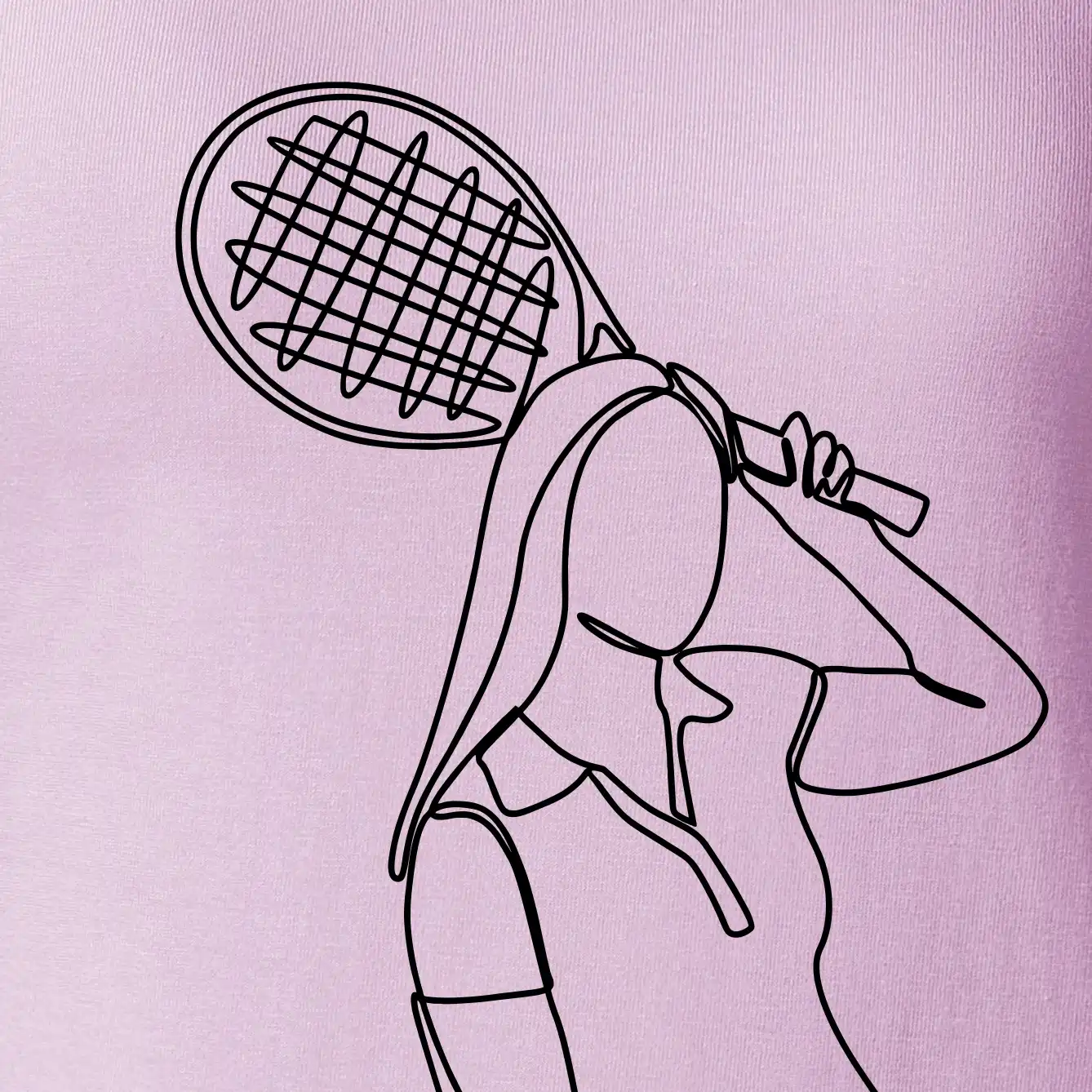 Tenistka  jednim tahem