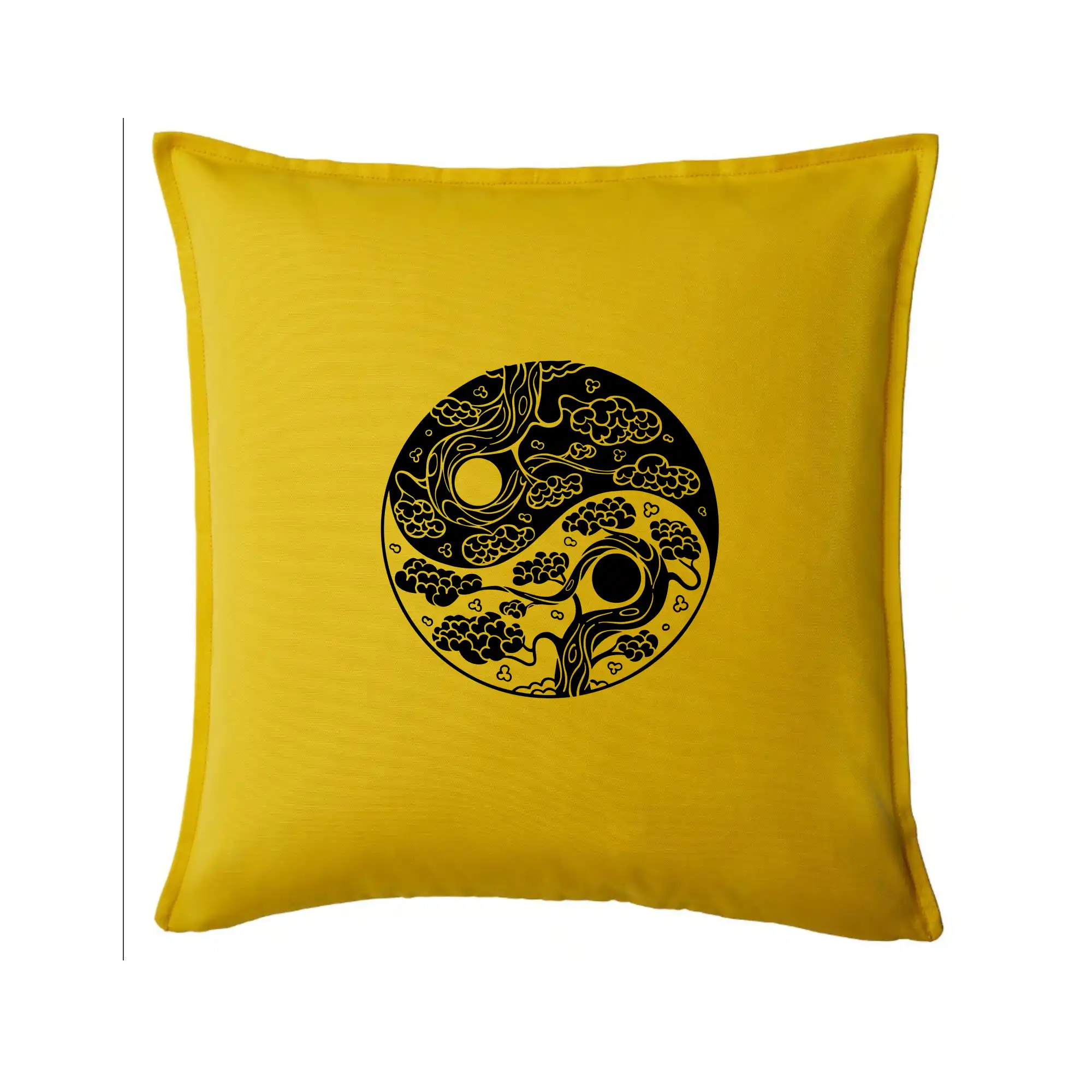 Životný štýl - Yin & Yang sakura - Vankúš 50x50