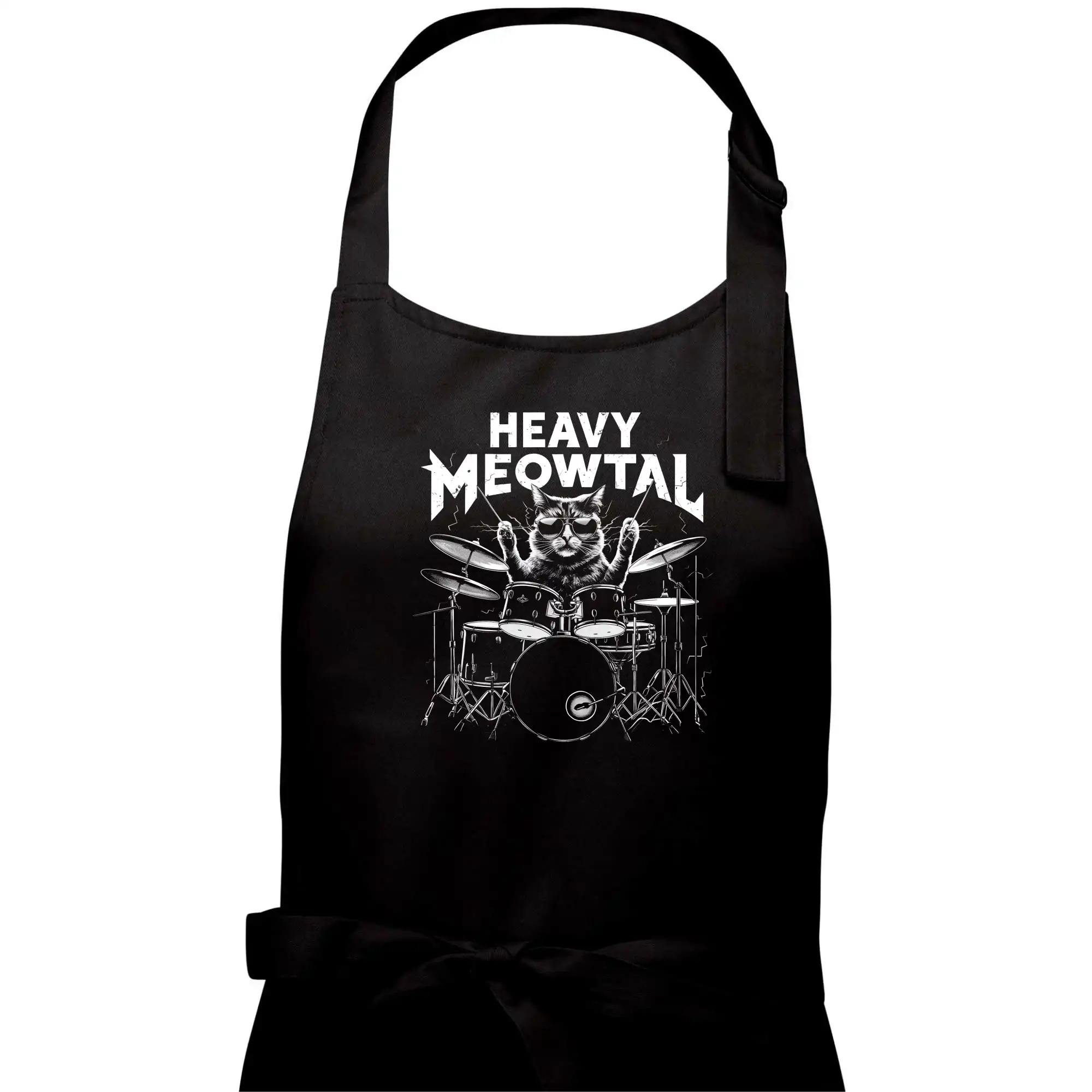 HEAVY MEOWTAL - Dámska zástera na varenie