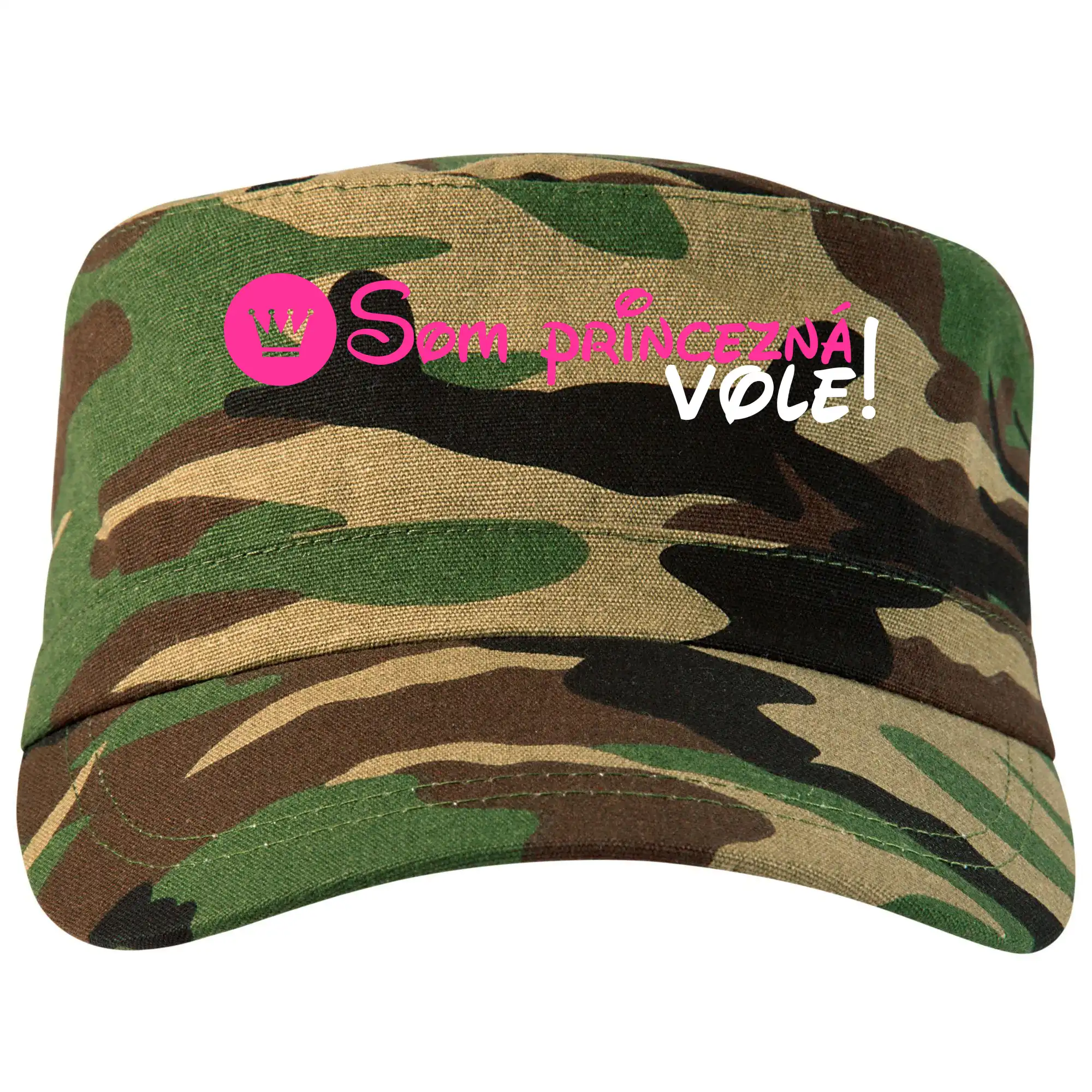 Tričká na párty - Som princezná Vole! - Šiltovka CAMO