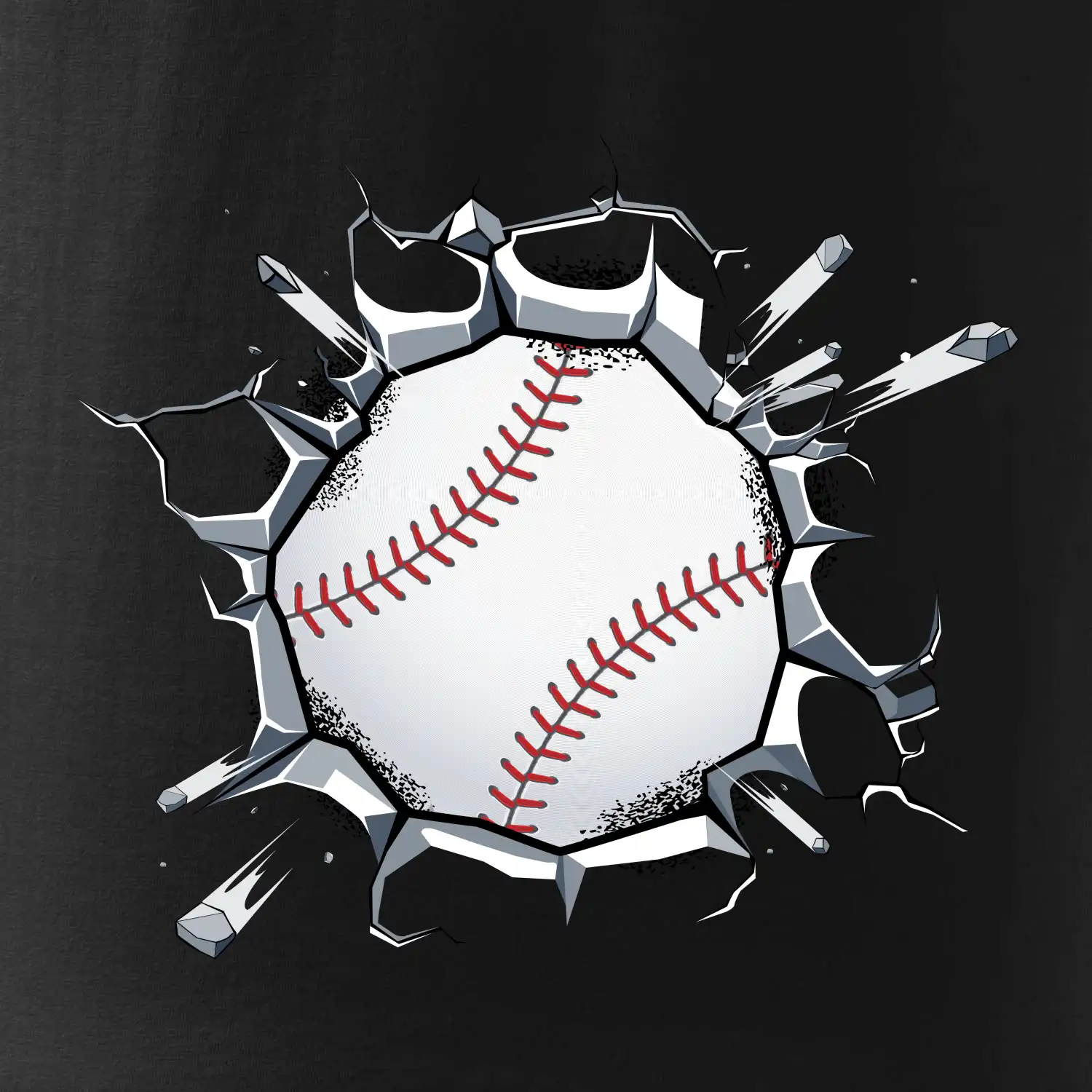 Baseball míč v triku