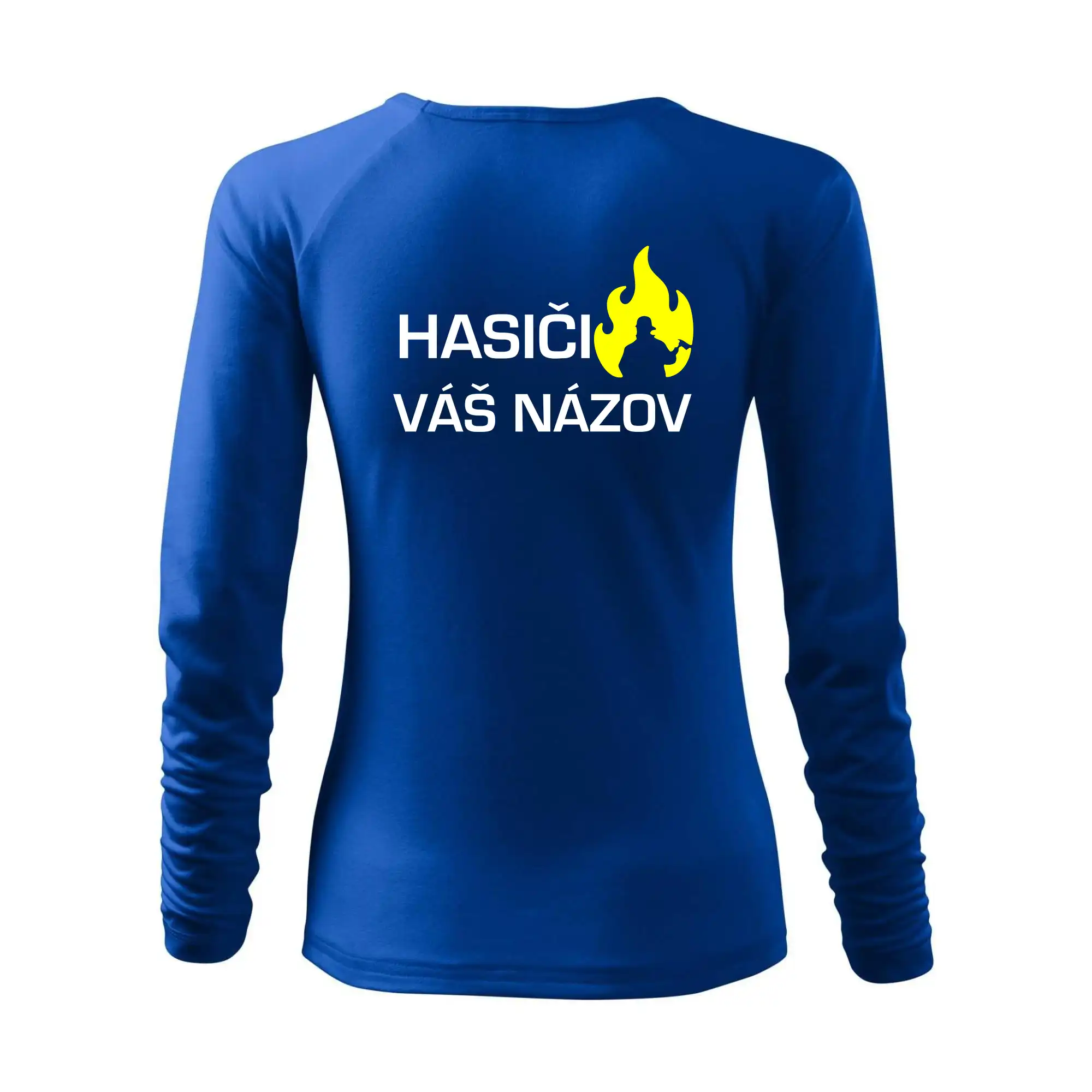 Hasiči - Váš názov - FLUO + Reflexná potlač