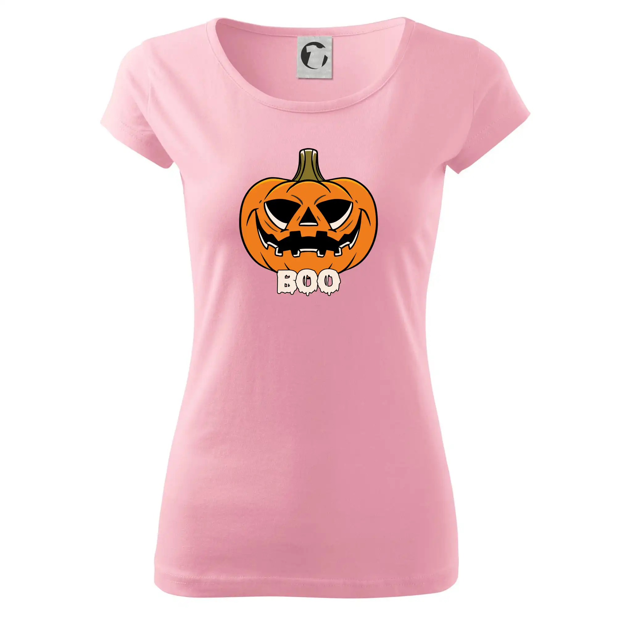 Grafické tričká - Halloween tekvica - Dámske tričko Pure