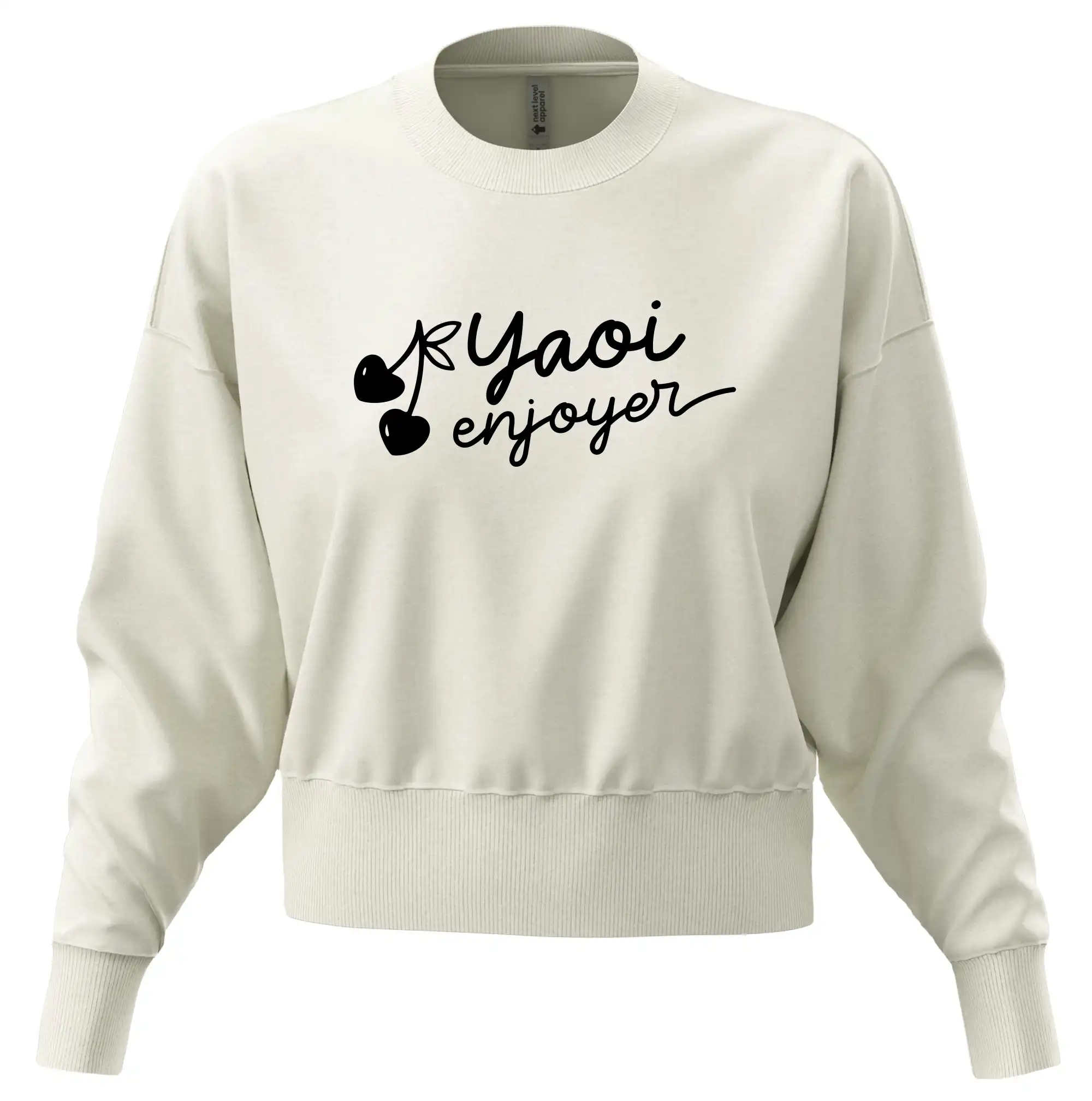Tričká pre LGBT a Queer komunitu - Yaoi enjoyer - Mikina oversize crop OVERSIZE