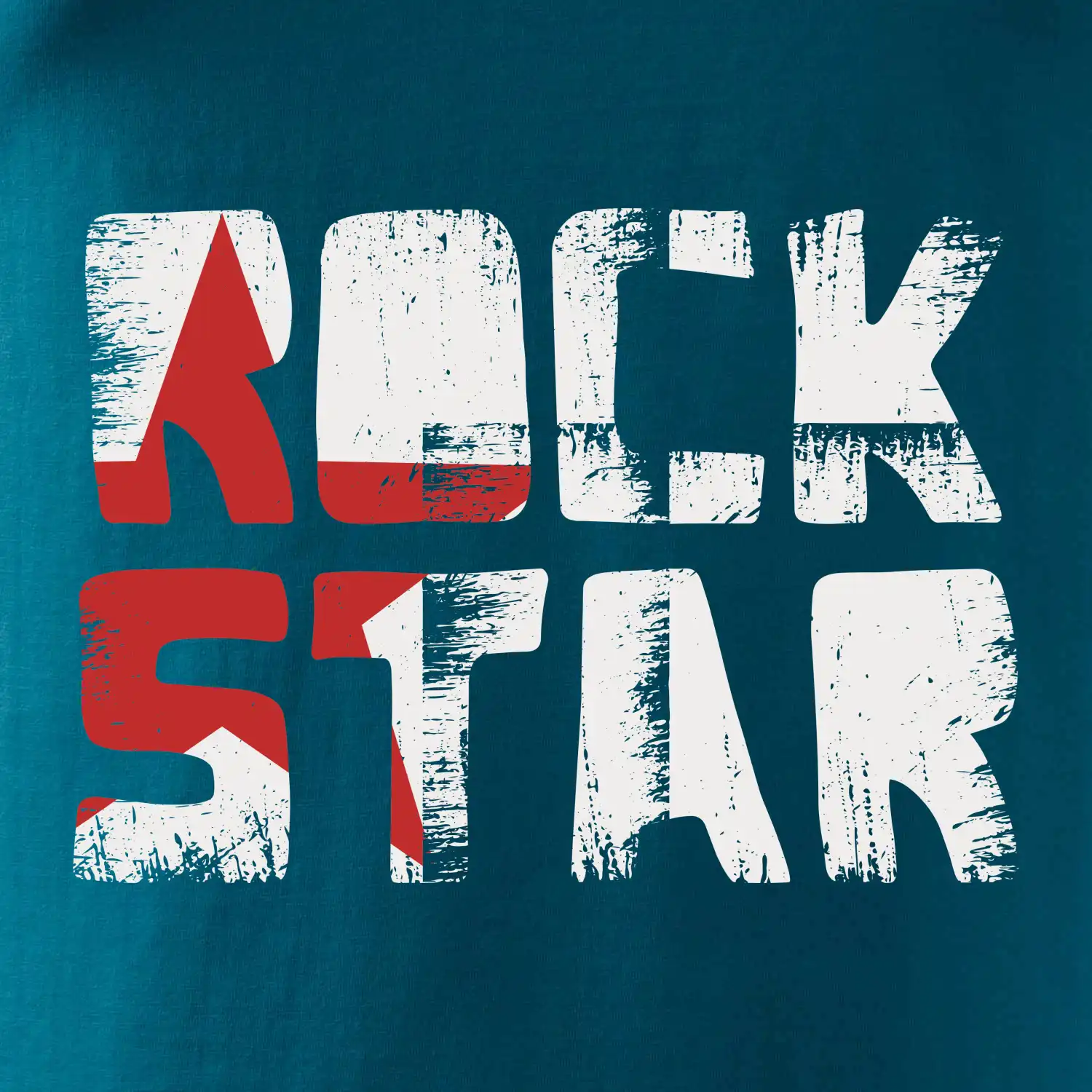 Rock star nápis