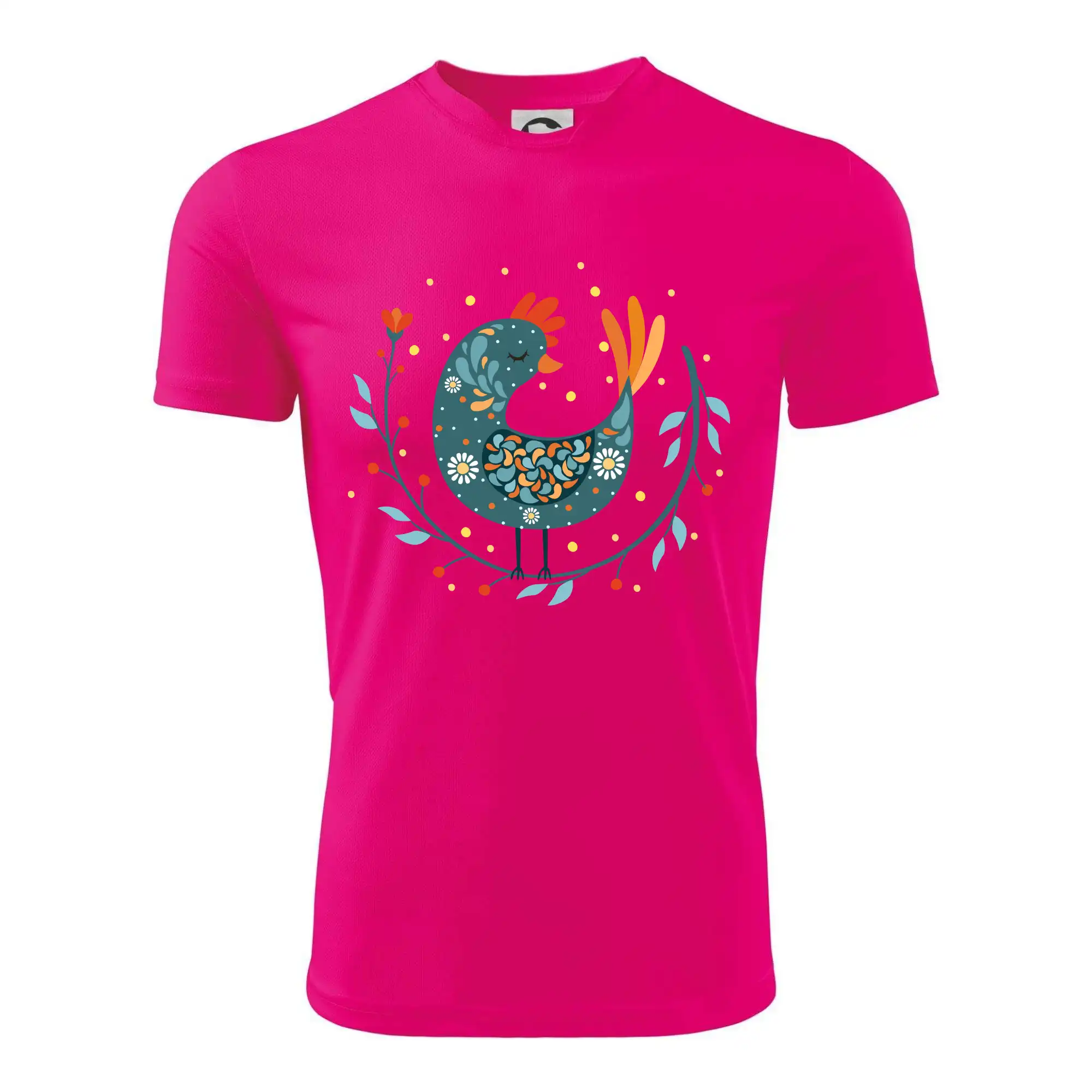 Folklor - slepice s kopretinou