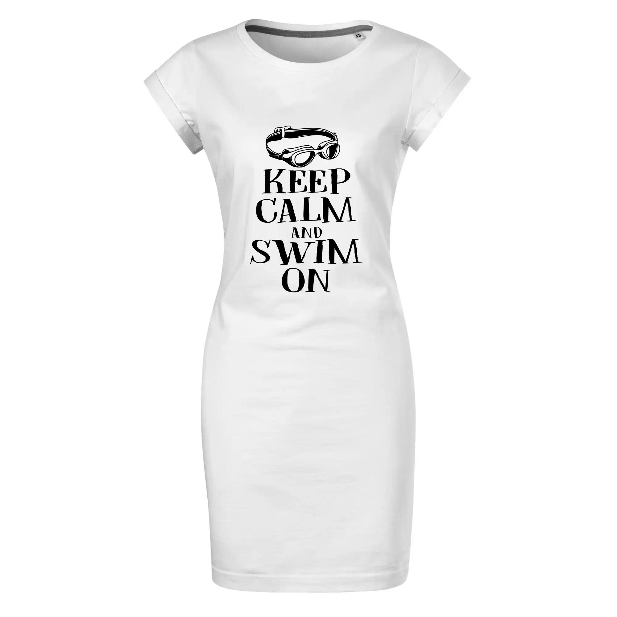 Keep calm and swim on