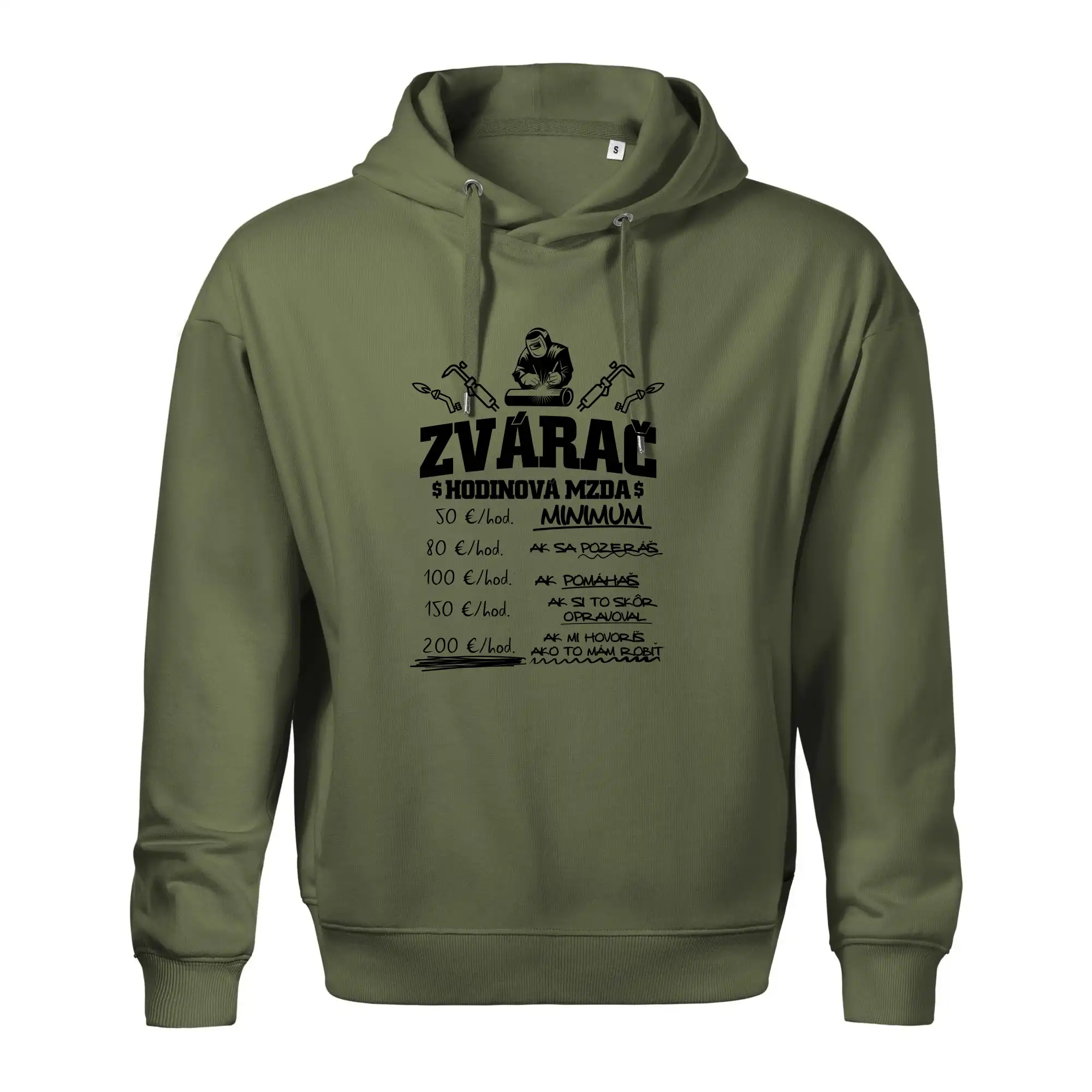 Hodinová mzda zvárač