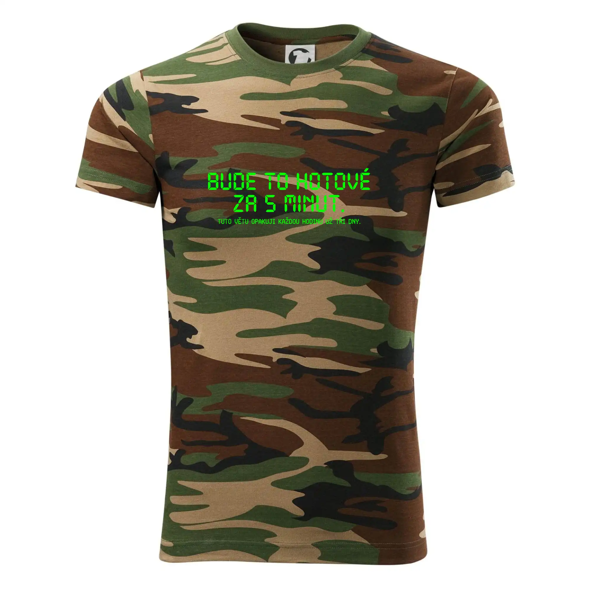 Tričká pre ajťákov - BUDE TO HOTOVÉ ZA 5 MINUT - Army CAMOUFLAGE
