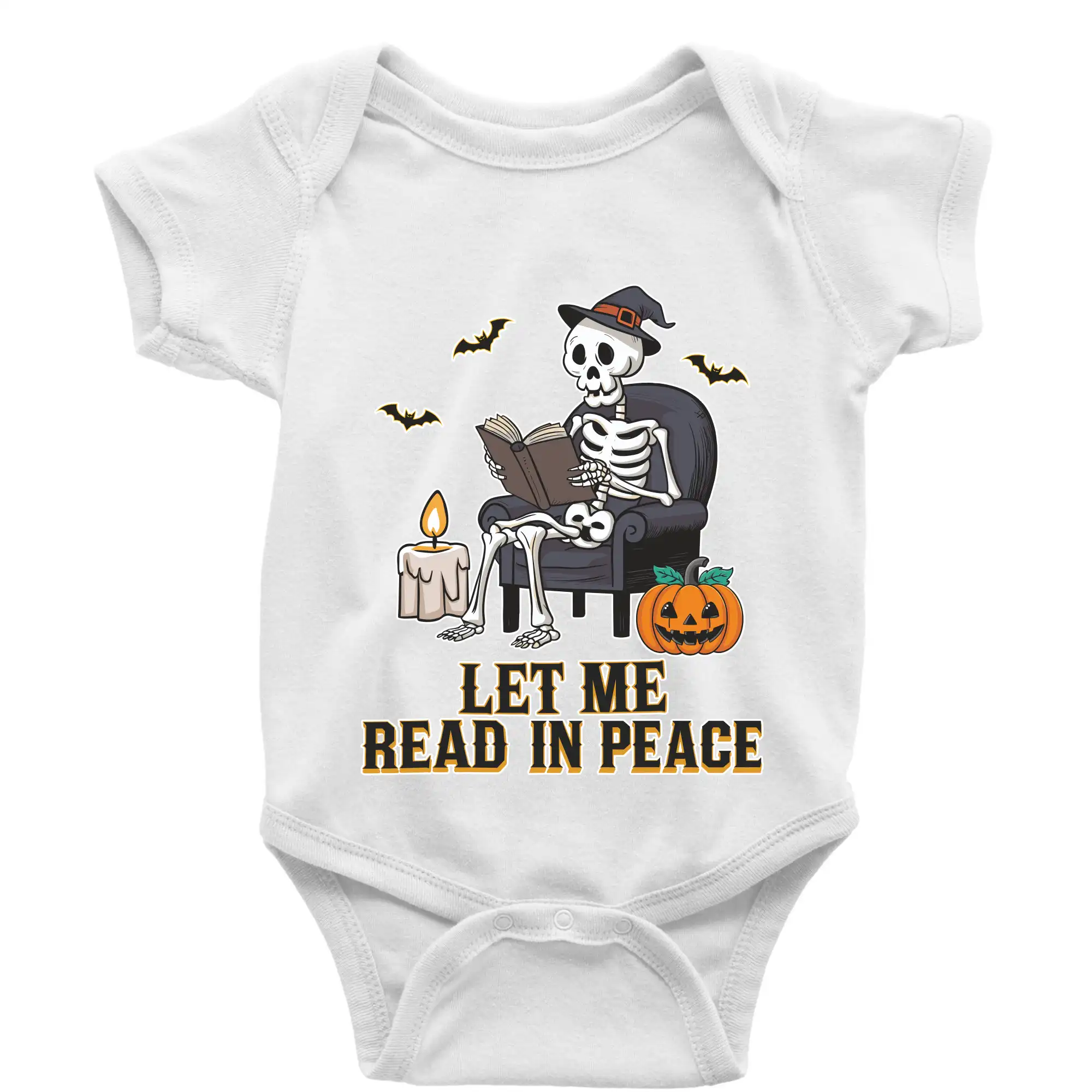 Grafické tričká - Let me read in peace - Body dojčenské s krátkym rukávom