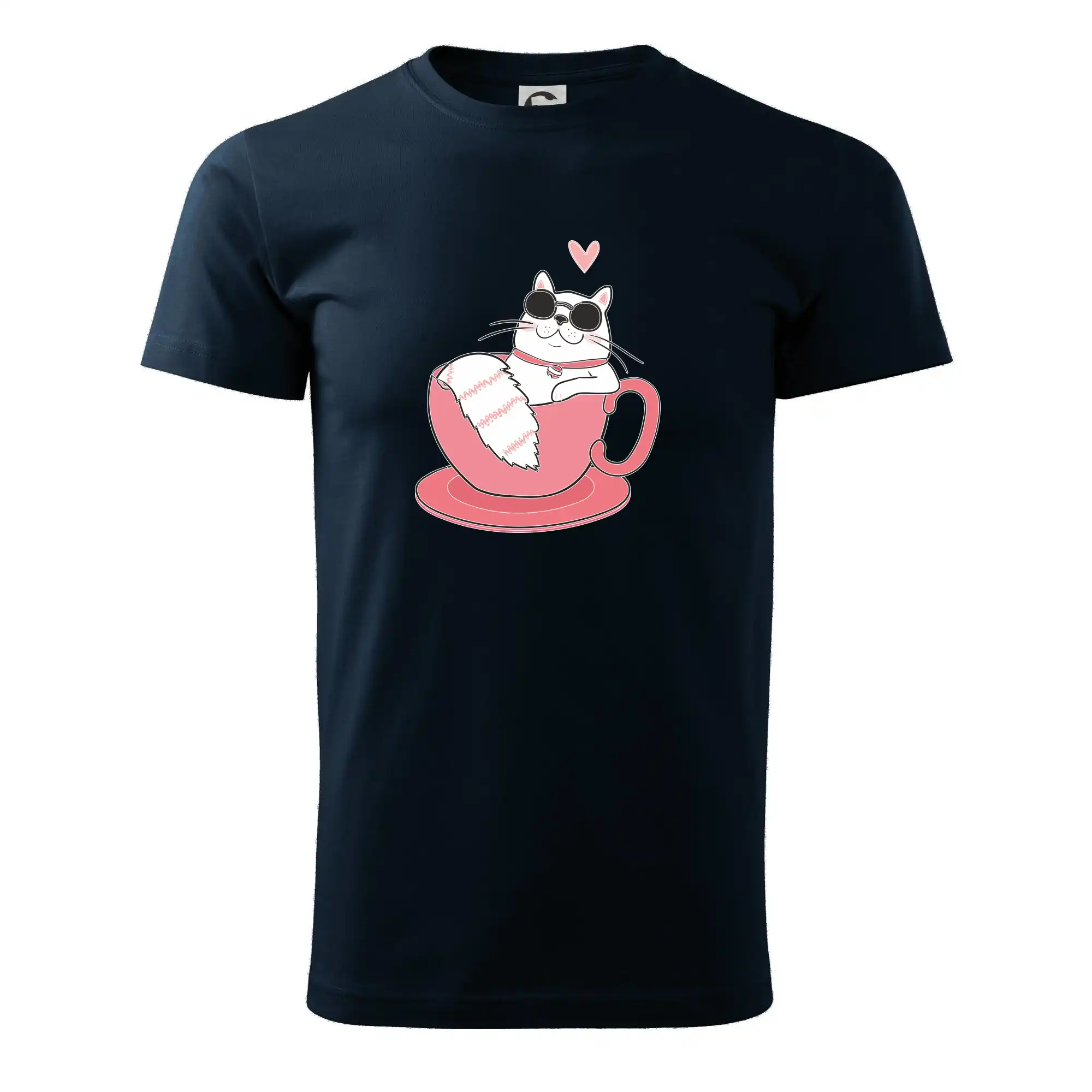 Hustá kočka v hrníčku