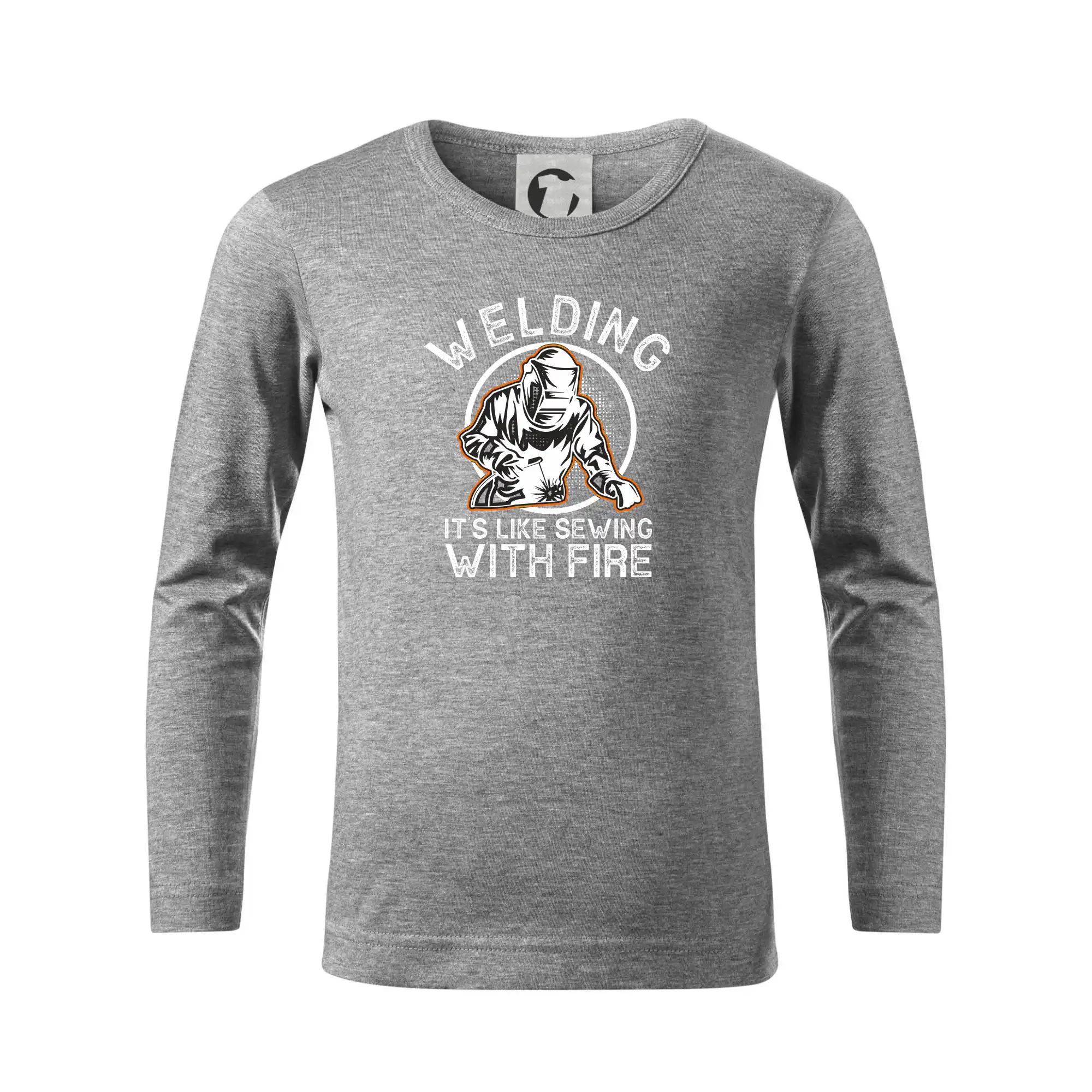 Tričká pre zvárača - Welding its like sewing with fire - Tričko detské Long Sleeve