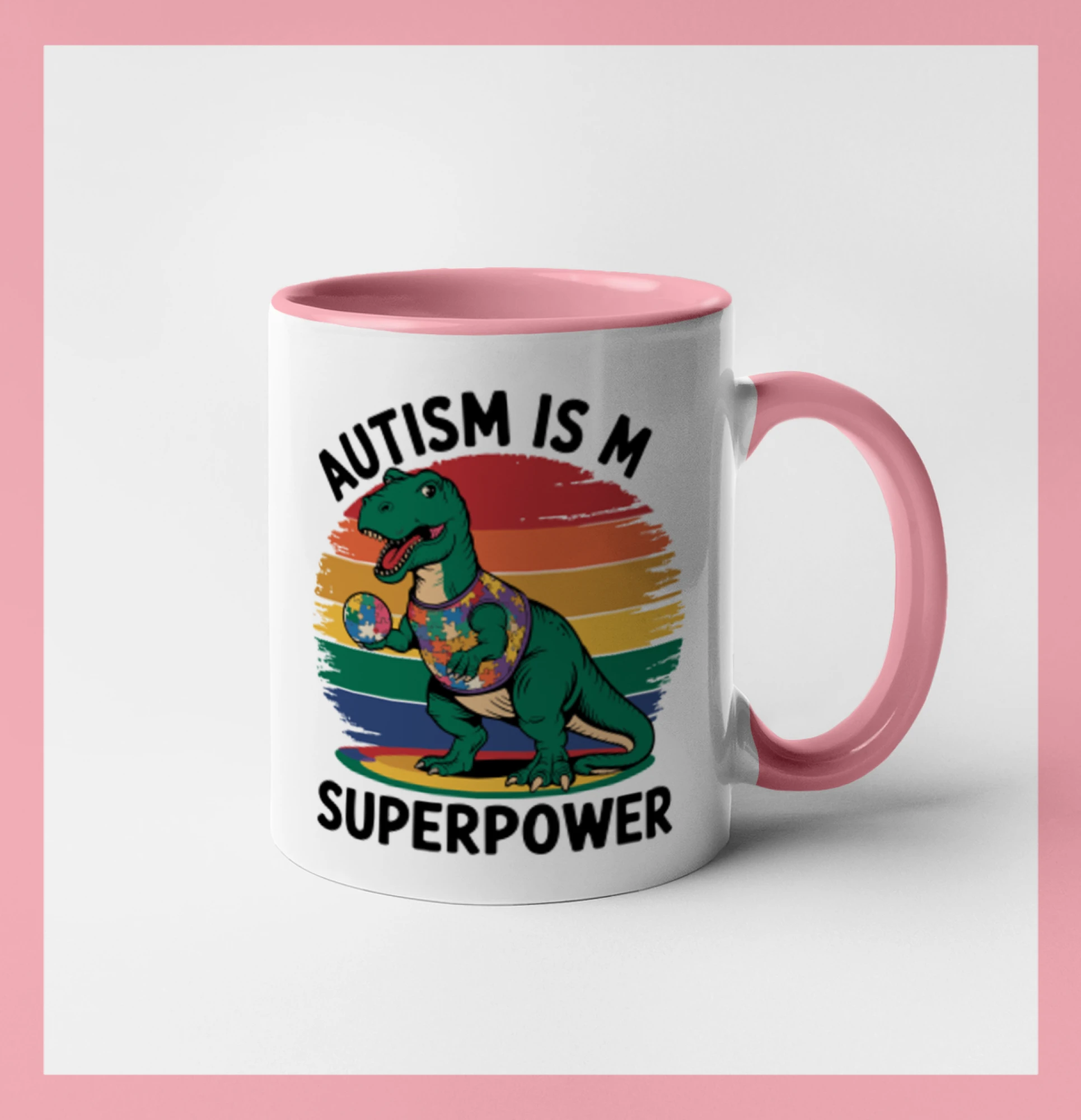 Dinousarus a puzzle  Autism is my superpower