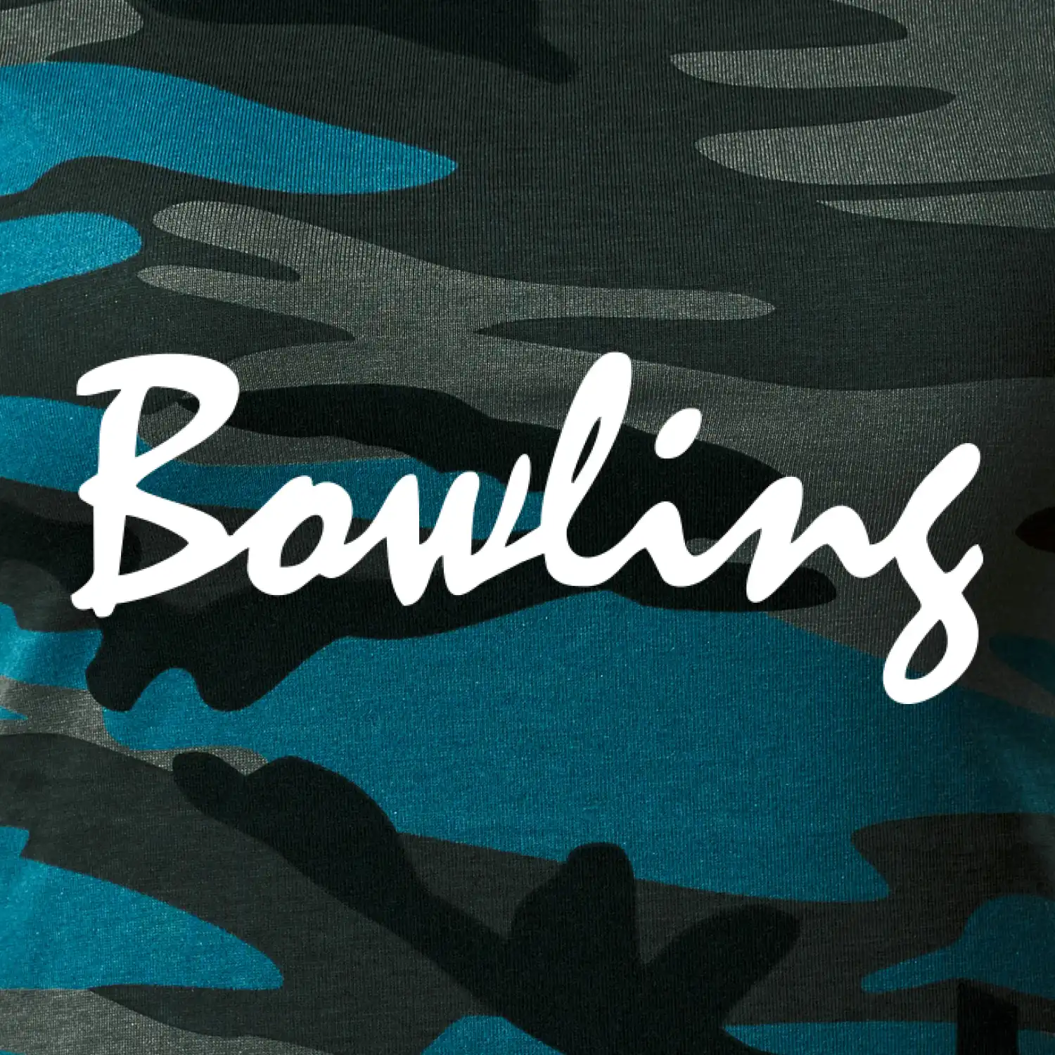 Bowling nápis psací