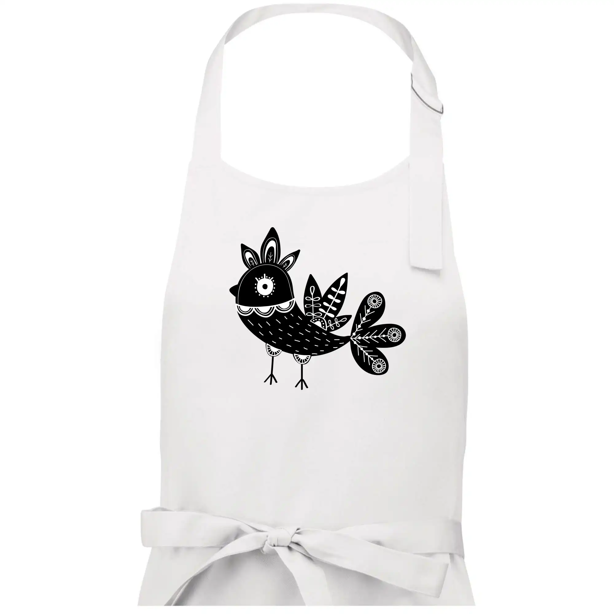 Ptáček černobílý folklór