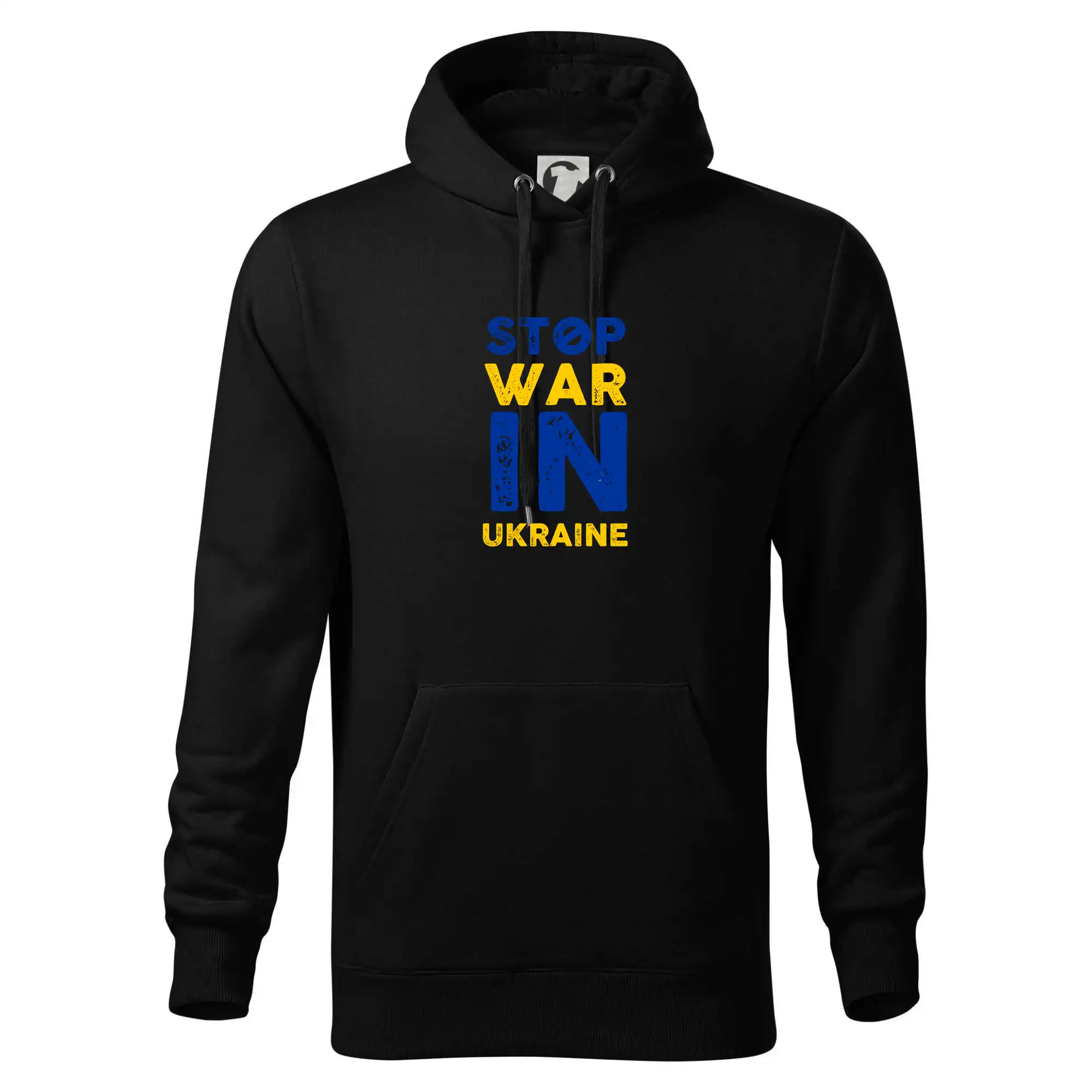 Barevný nápis Stop war in ukraine