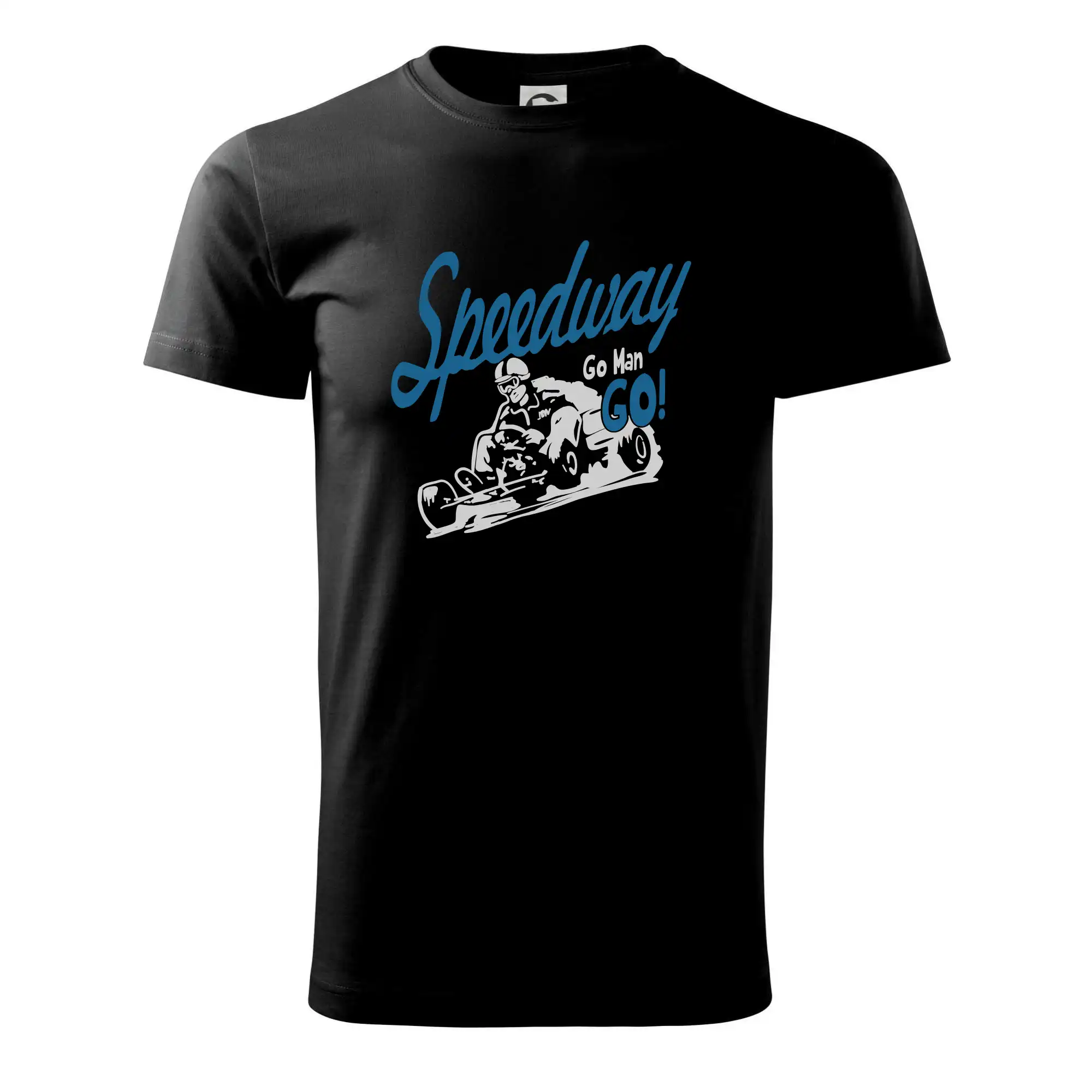 Tričká a mikiny s potlačou motoriek – pre pravých motorkárov - Motokára speedway - Pánske tričko nižšej gramáže