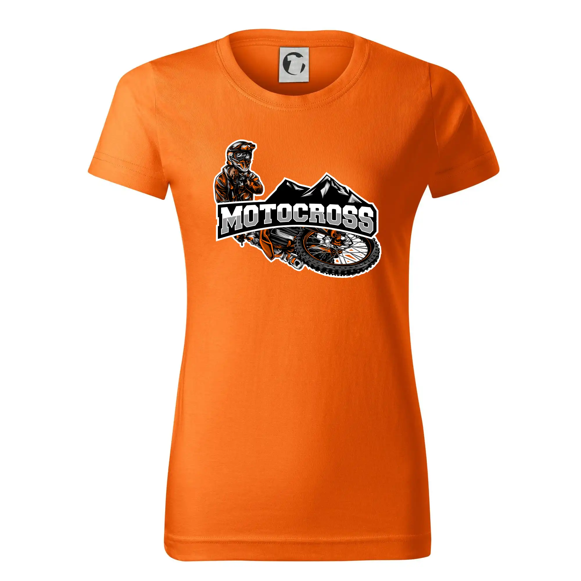Motocross tričká - Motocross pohorie - Dámske tričko basic - ľahko voľnejšie a dlhšie