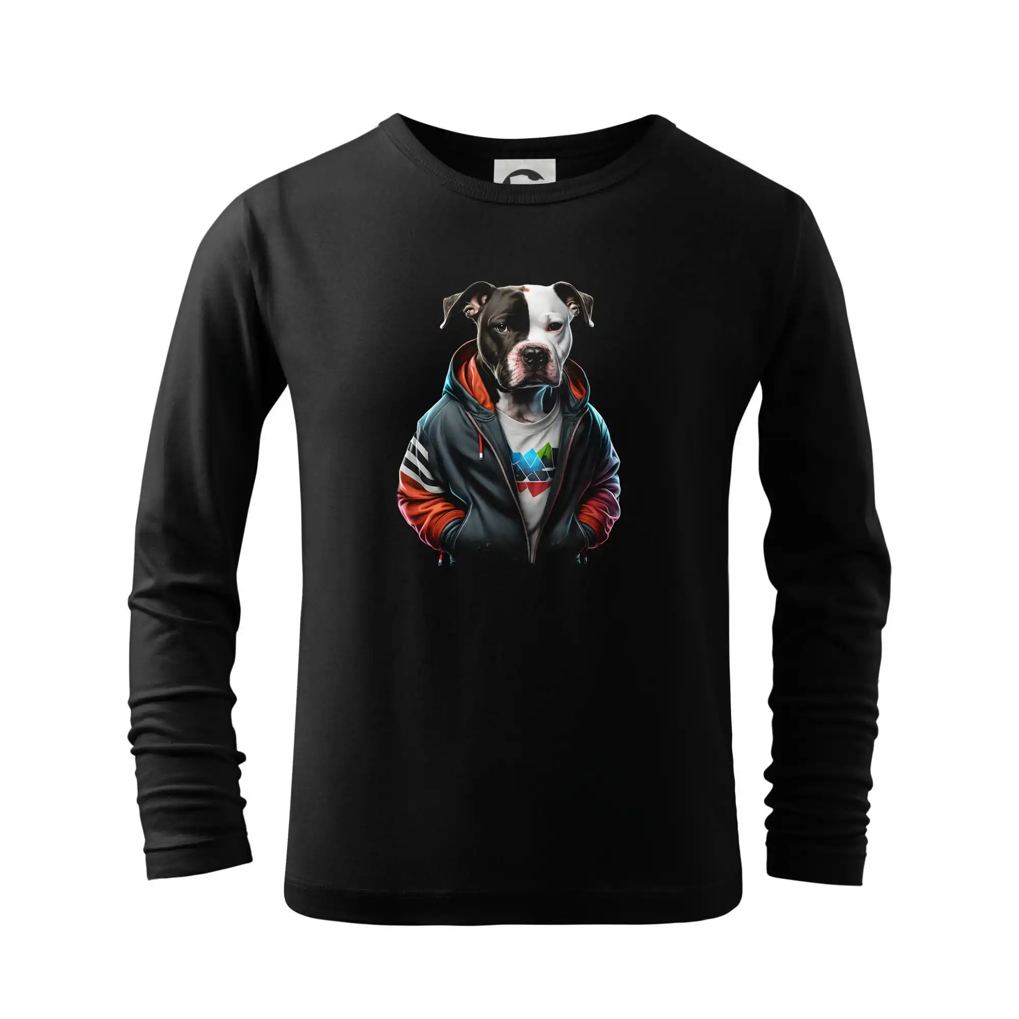 Ostatné psie plemená - Staford v mikině - Tričko detské Long Sleeve