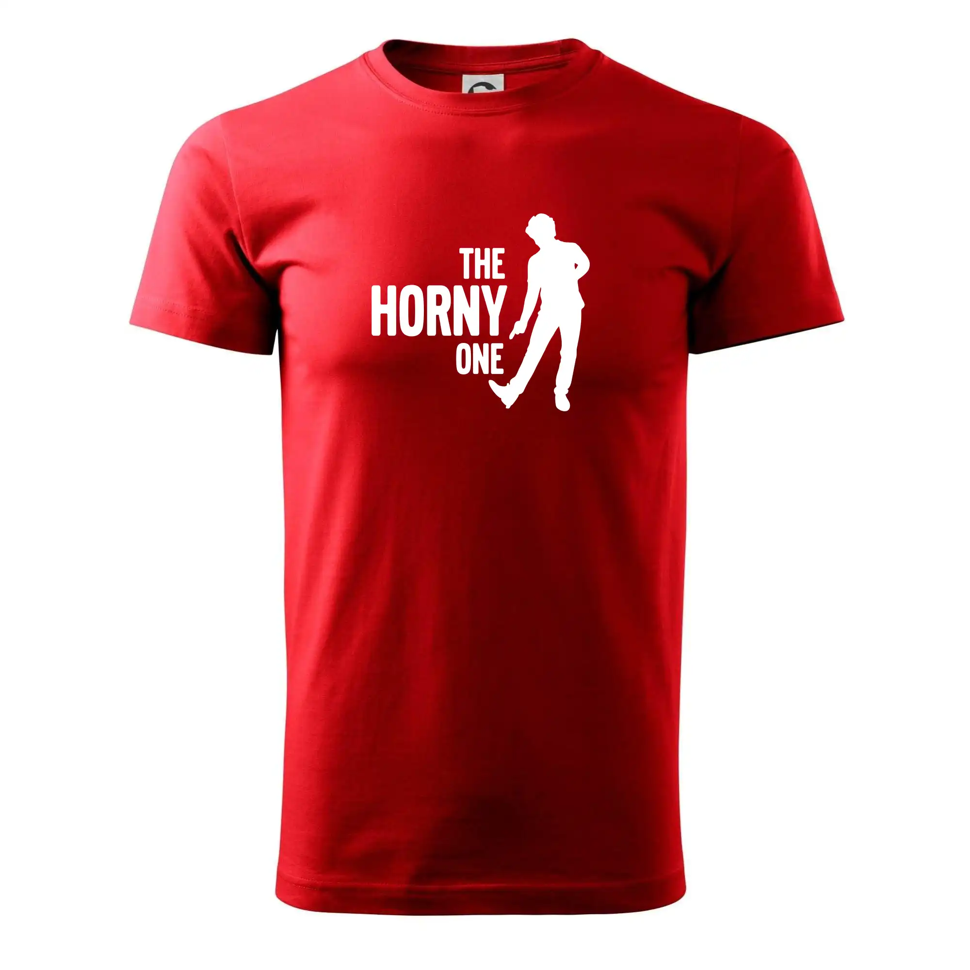 Tričká na rozlúčku so slobodou - Bachelor party - The horny one - Pánske tričko nižšej gramáže