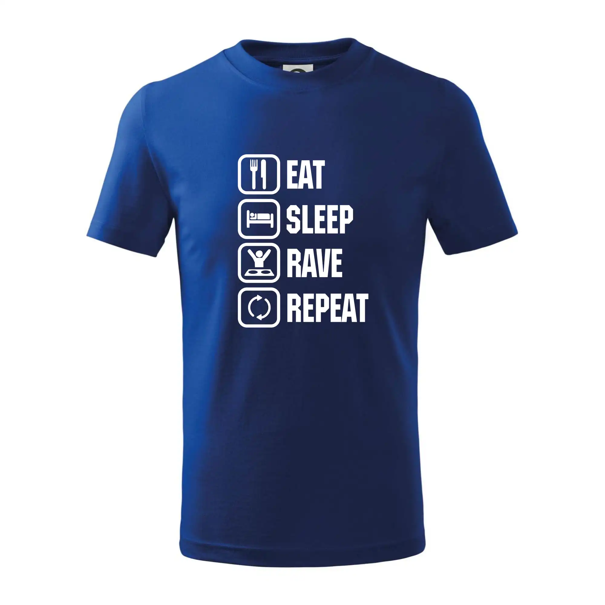 Eat sleep repeat - Eat sleep rave repeat - Tričko detské bavlnené
