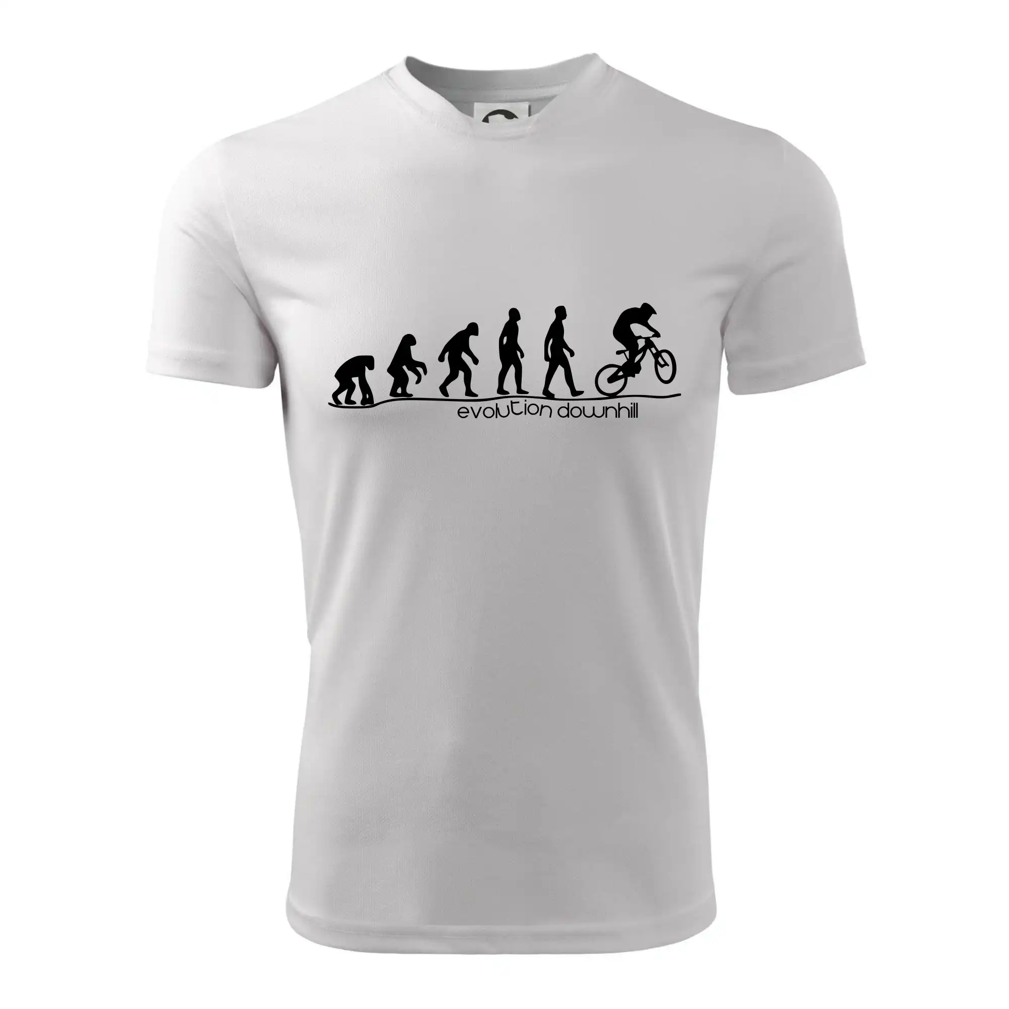 Tričká s potlačou evolúcia - Evolution Downhill - Detské tričko športové