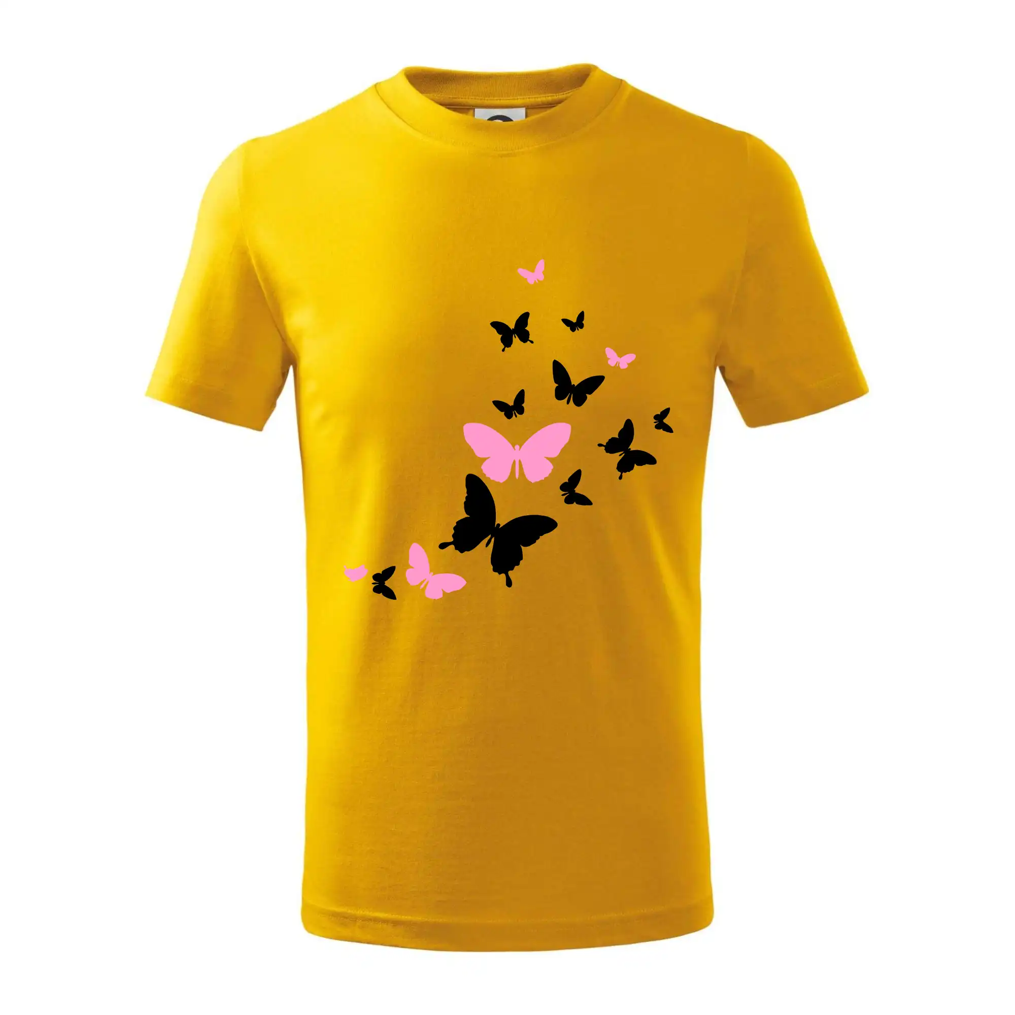 Motýle ružovo čierni