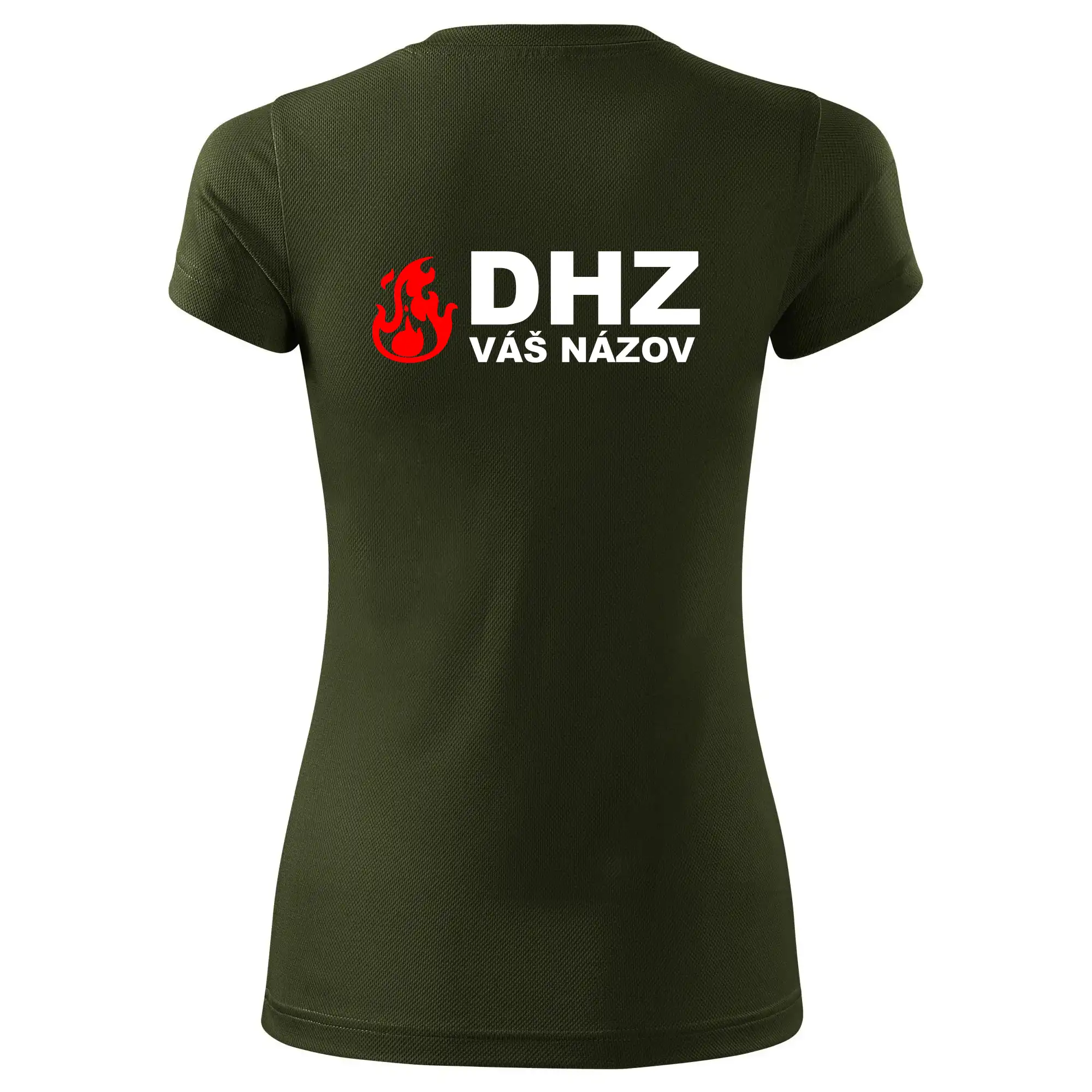 DHZ (oheň, firesport, názov sboru - vlastný nápis)