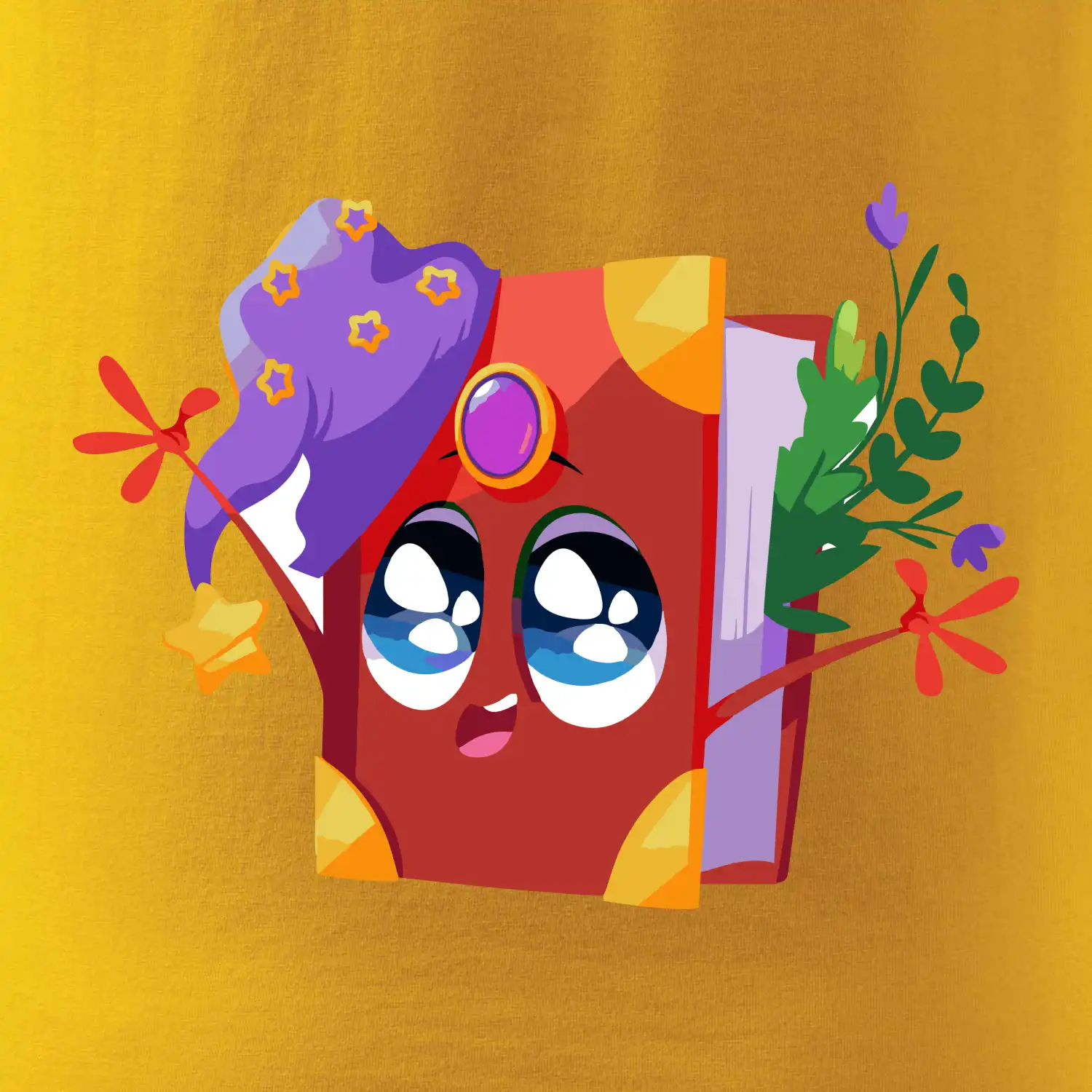 Kreslená kniha kouzelná