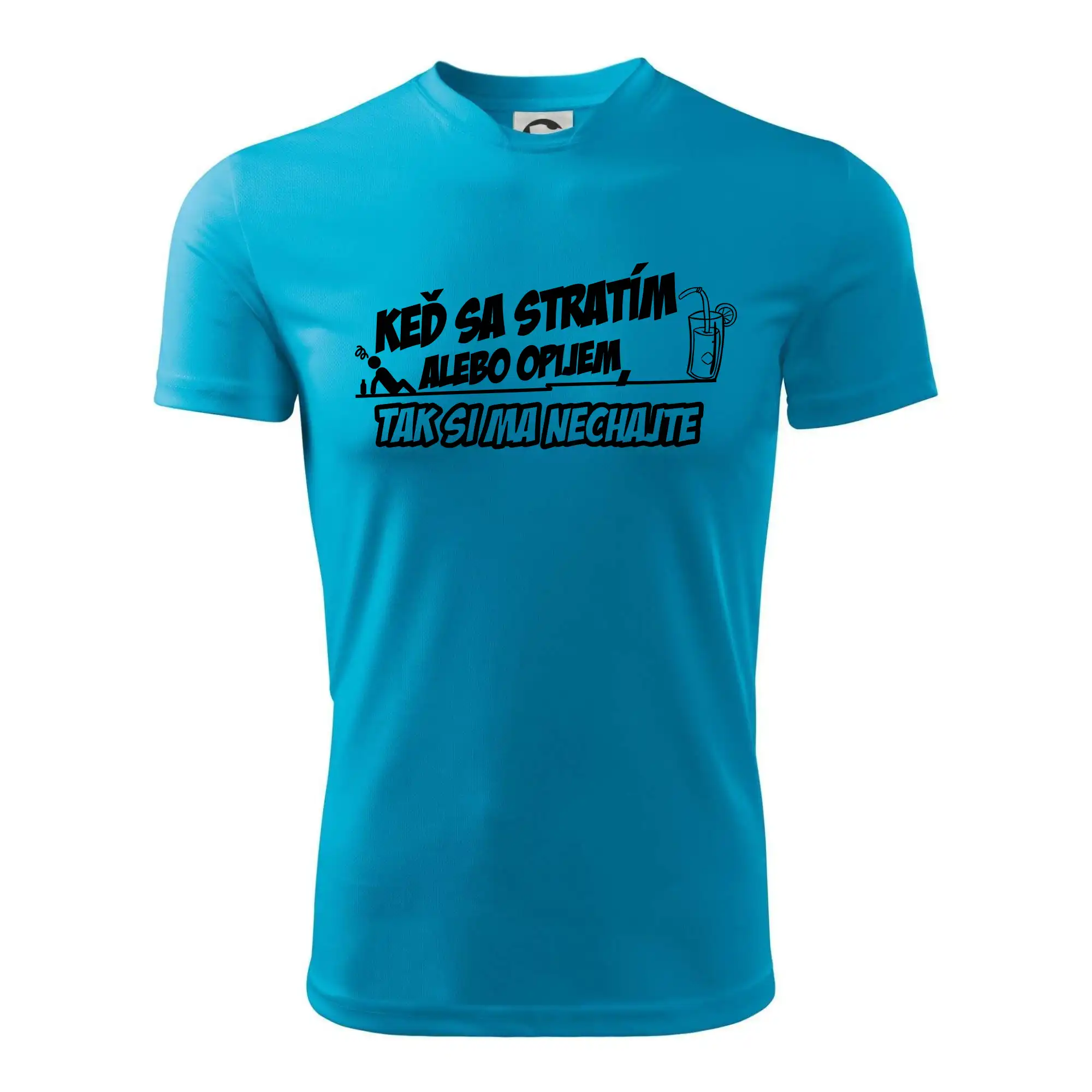 Tričká na párty - Keď sa stratím alebo opijem, tak si ma nechajte - Detské tričko športové