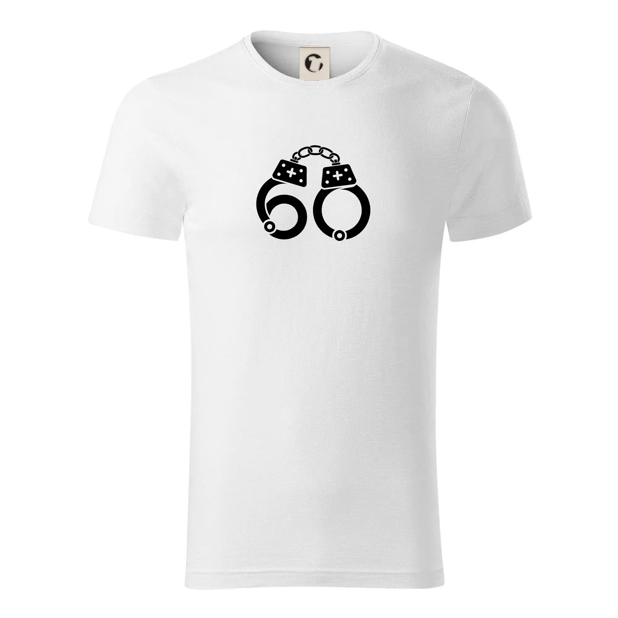 Narozeninové tričko pro policajta - pouta 60