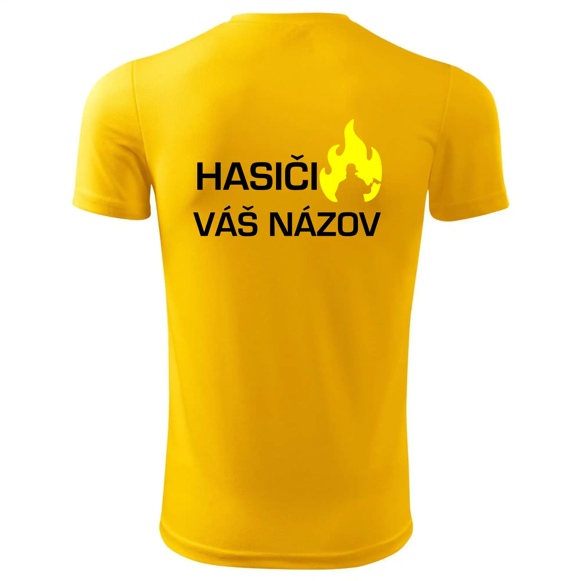 Hasiči - Váš názov - FLUO + Reflexná potlač