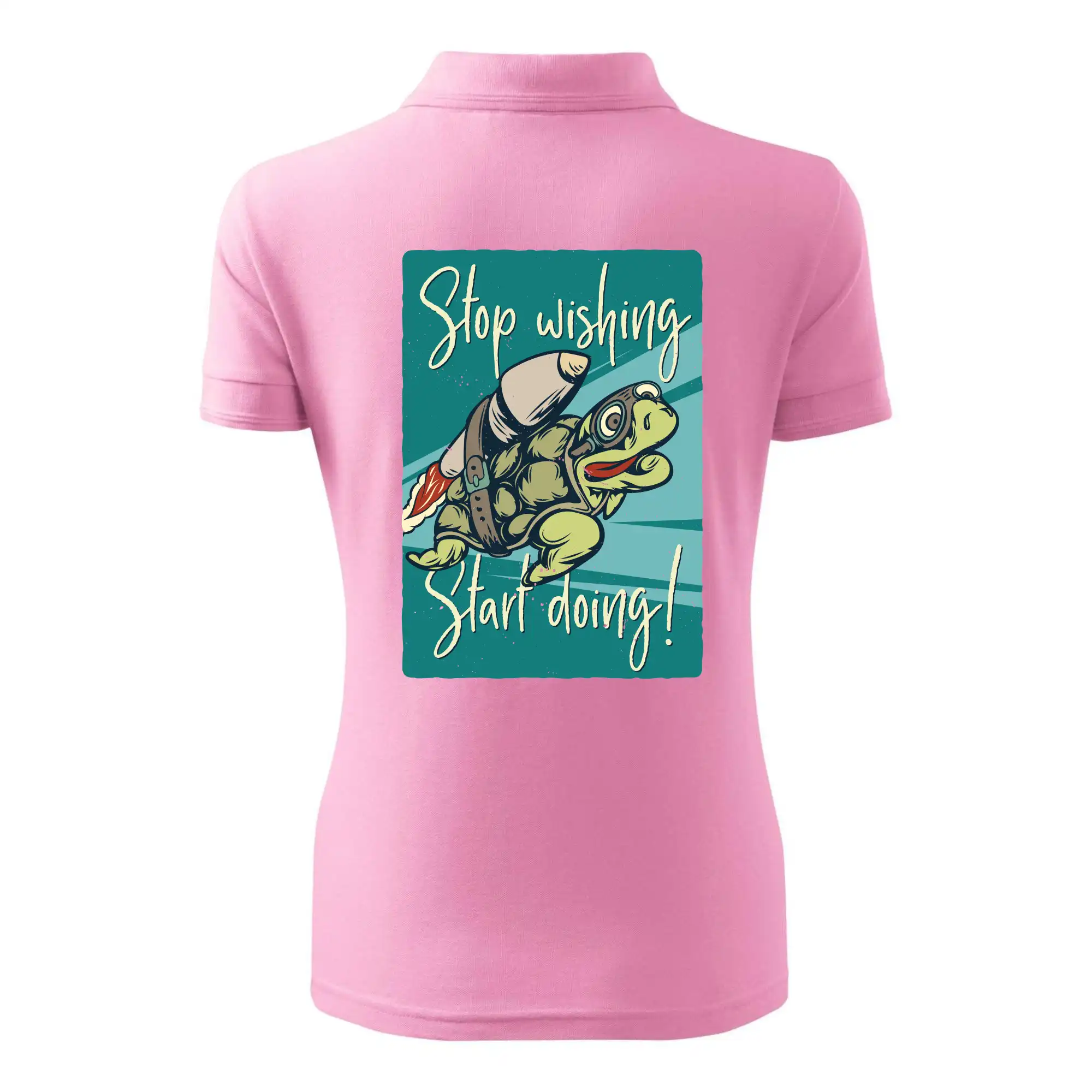 Stop wishing start doing želva